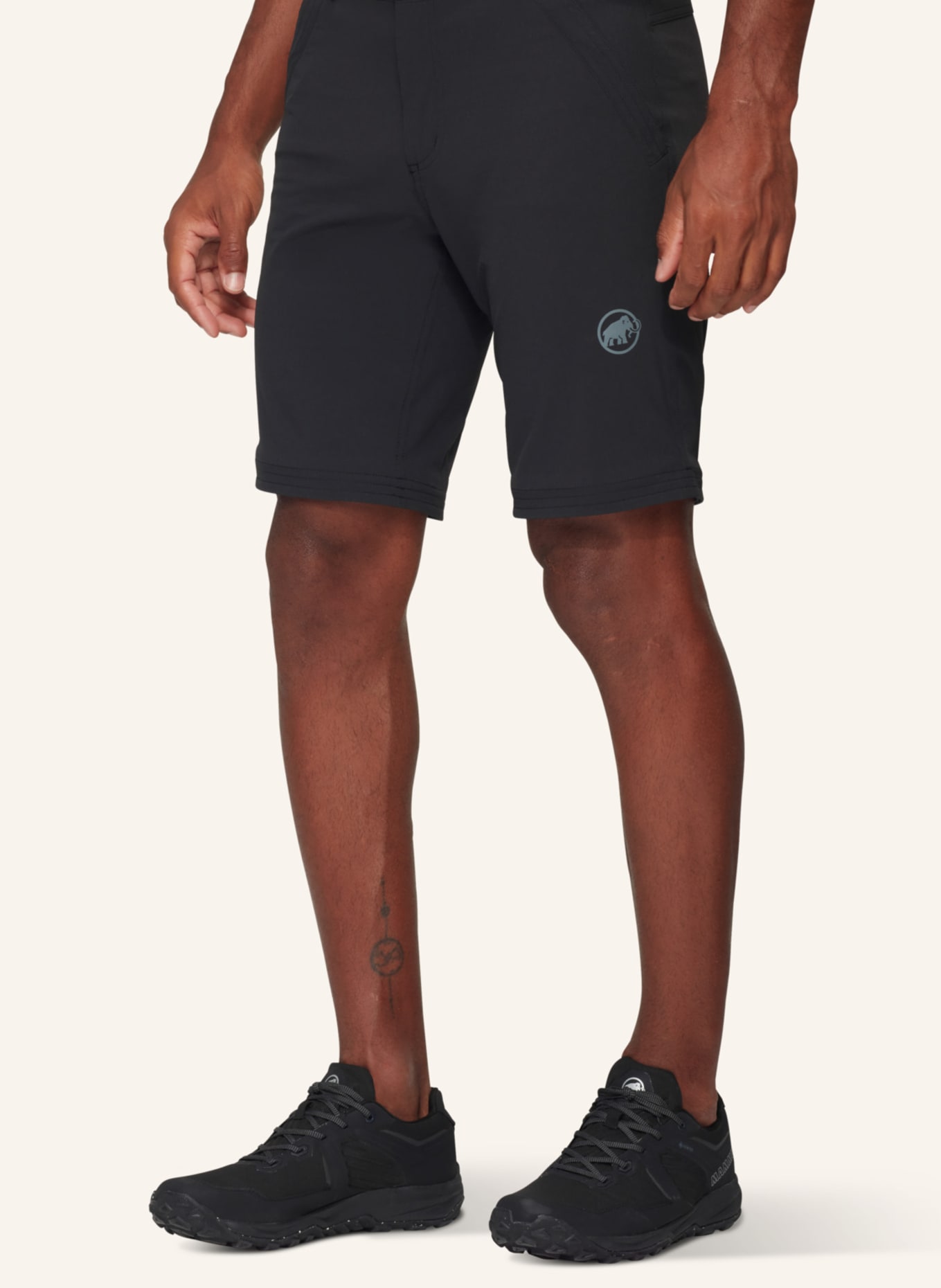 MAMMUT Wanderhose HIKING V ZIP OFF: SCHWARZ