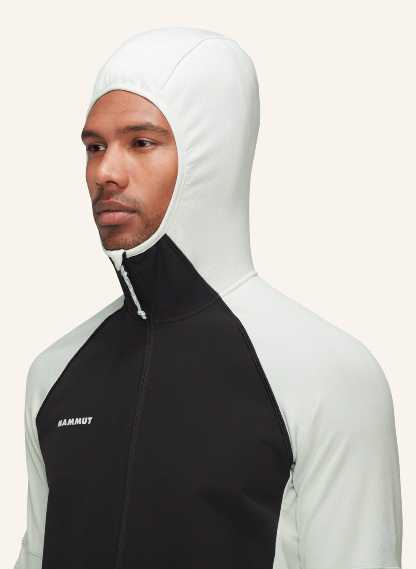 MAMMUT Midlayer-Jacke MASSONE ML HOODED: GELB