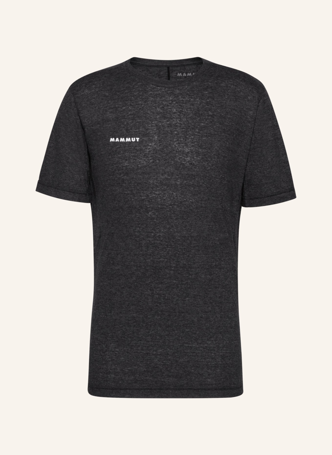 MAMMUT Funktionsshirt MASSONE LIGHT: SCHWARZ
