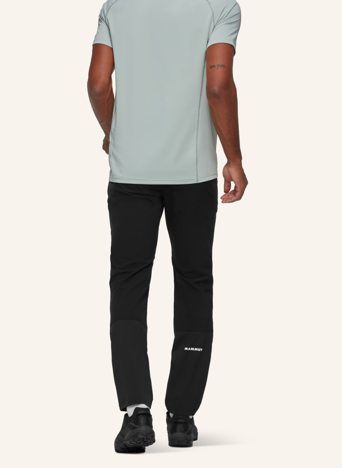 MAMMUT Stoffhose DUCAN: SCHWARZ