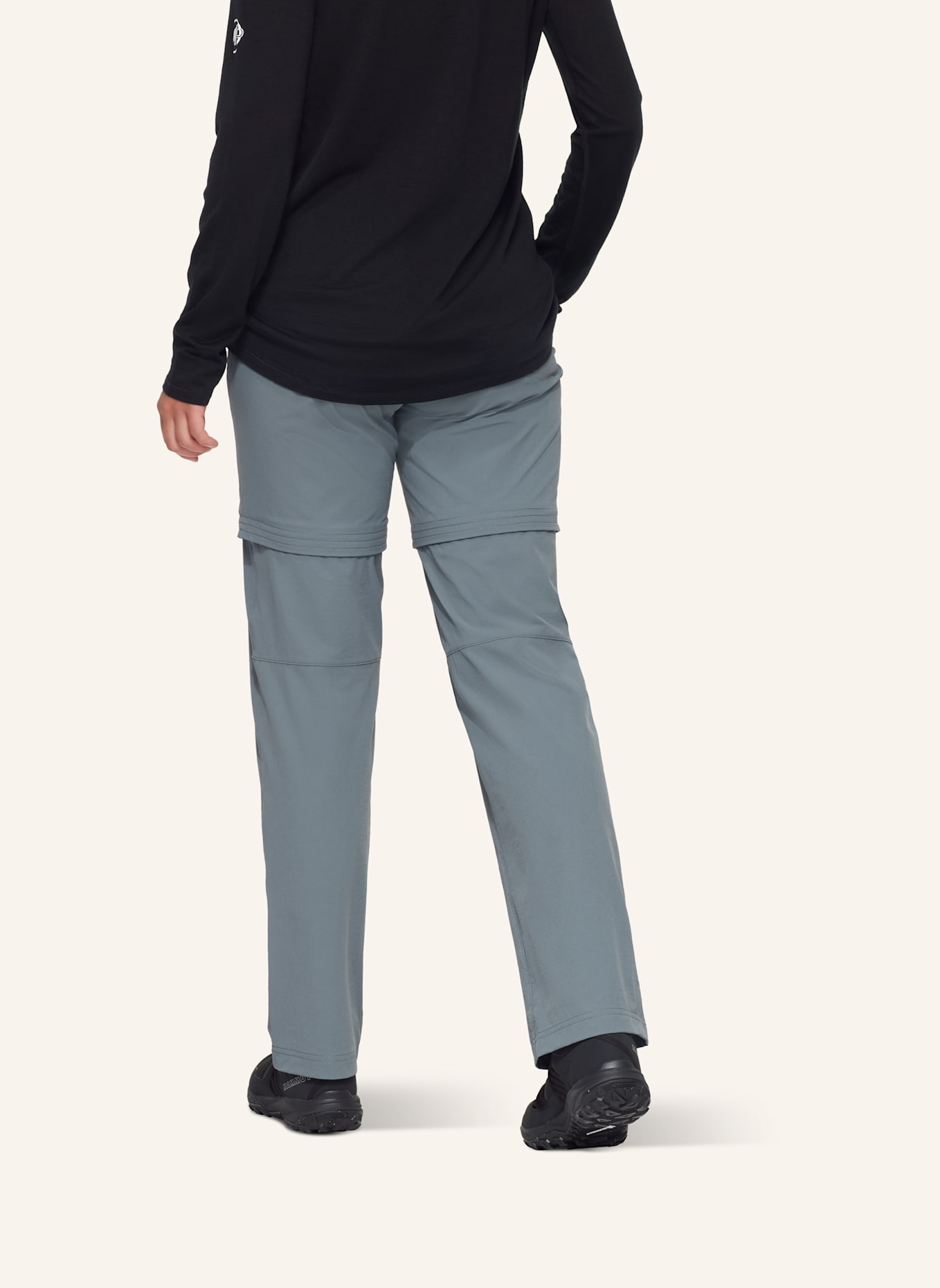 MAMMUT Wanderhose HIKING ZIP OFF V: GRAU