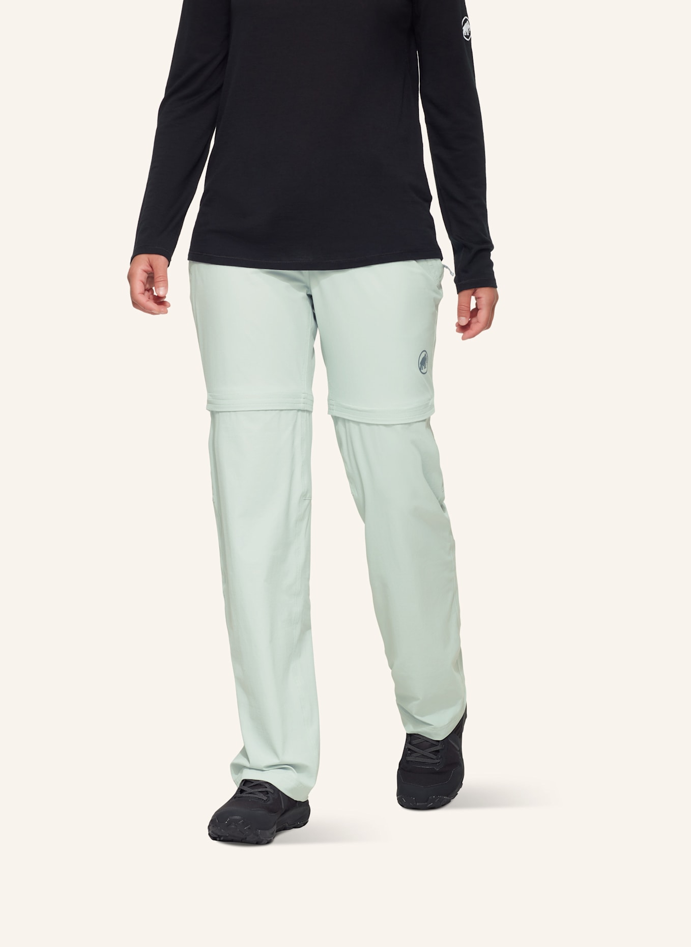 MAMMUT Wanderhose HIKING ZIP OFF V: GRÜN