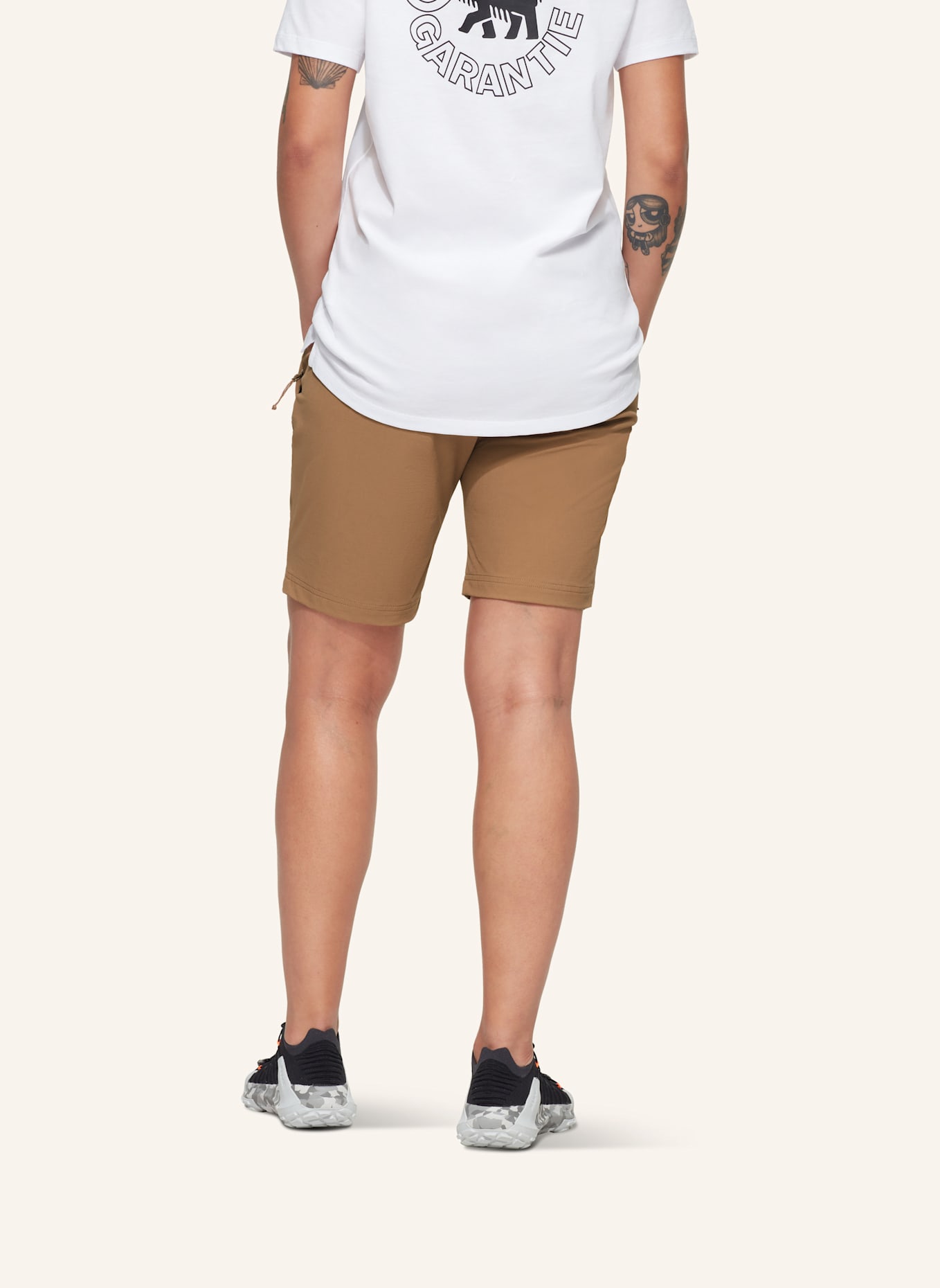 MAMMUT Mammut Hiking V Shorts Women: BEIGE/ BRAUN/ CAMEL