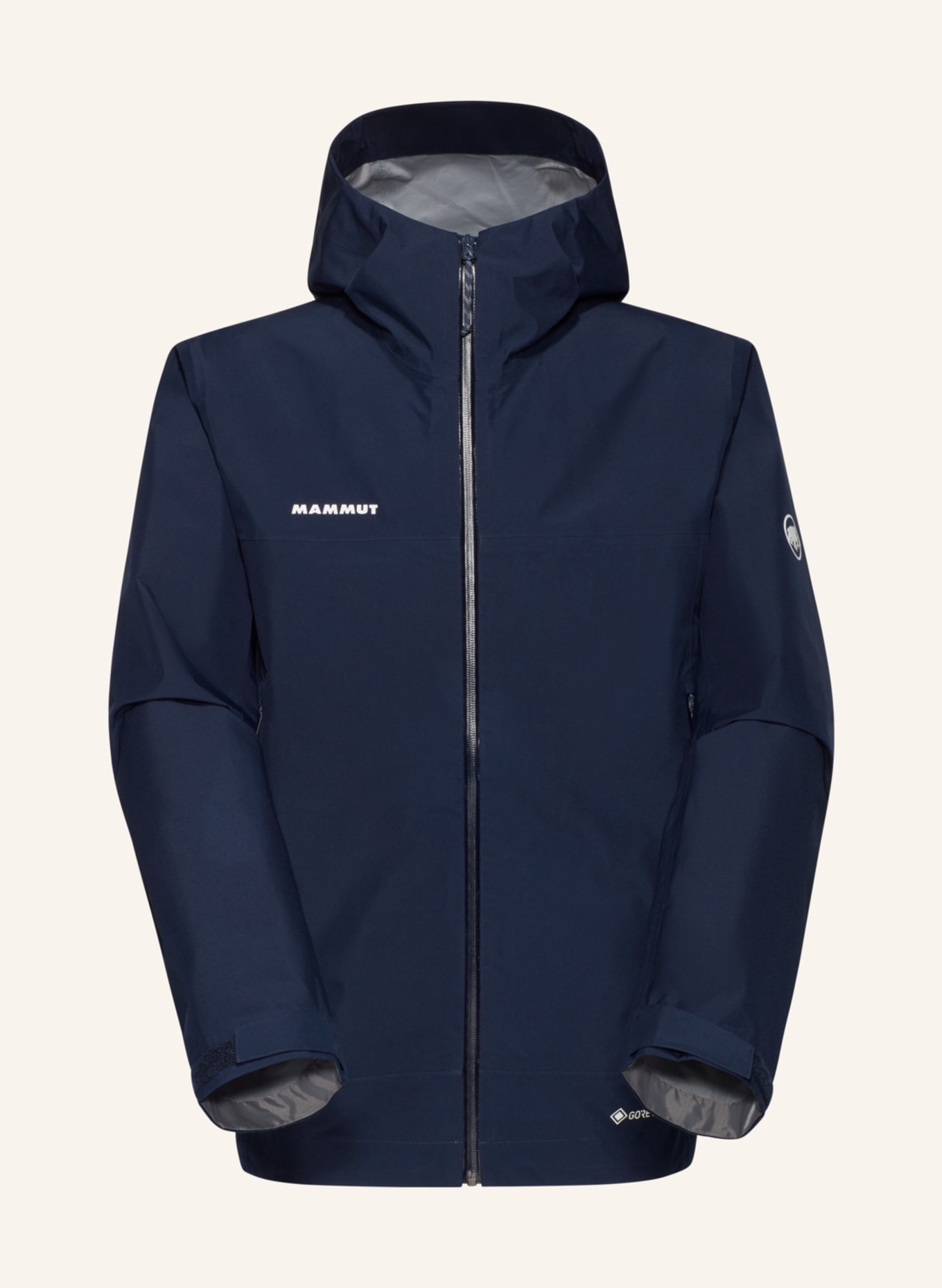 MAMMUT Hardshelljacke CRATER LIGHT HS HOODED: BLAU