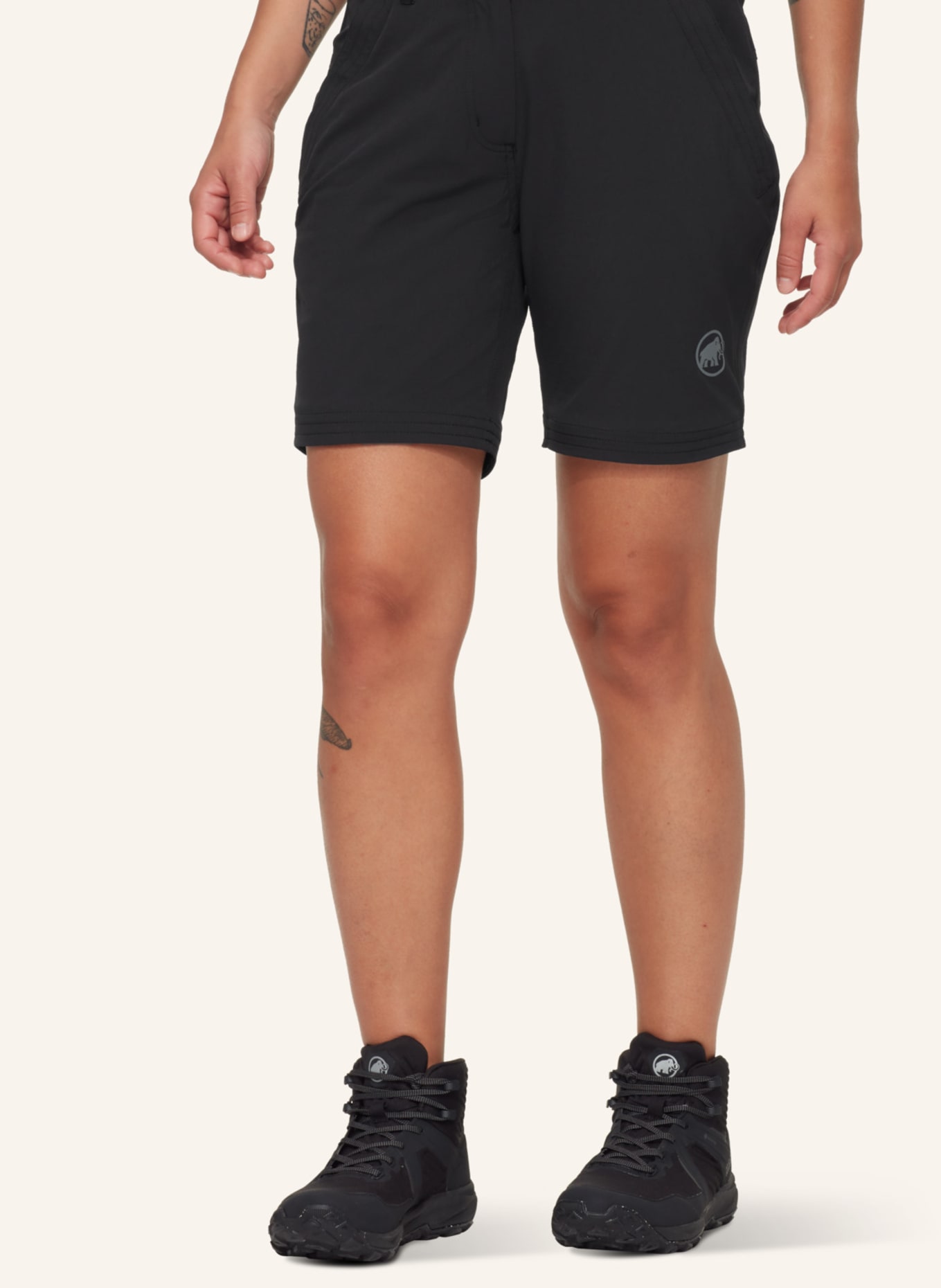 MAMMUT Wanderhose HIKING ZIP OFF V: SCHWARZ