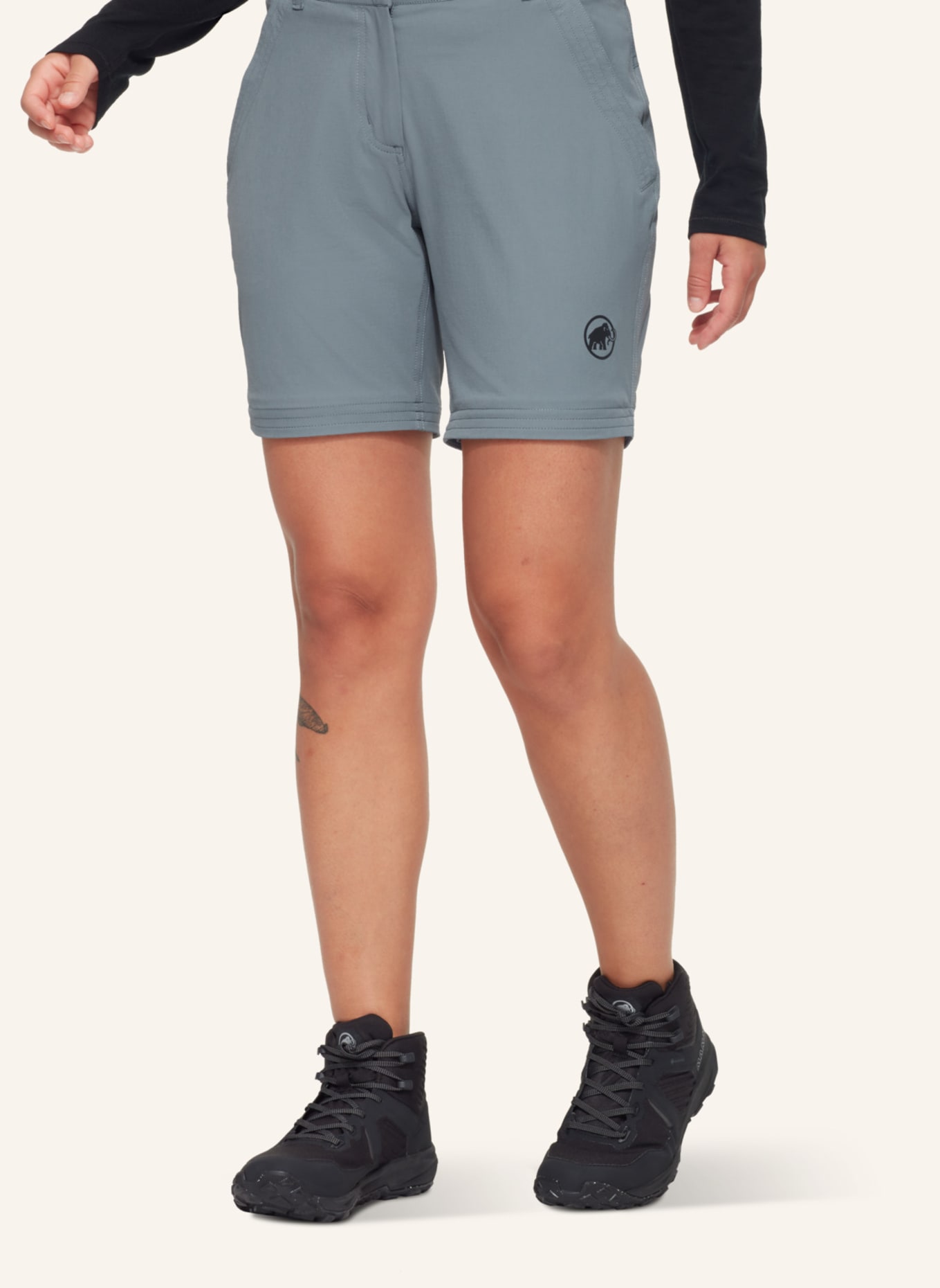 MAMMUT Wanderhose HIKING ZIP OFF V: GRAU