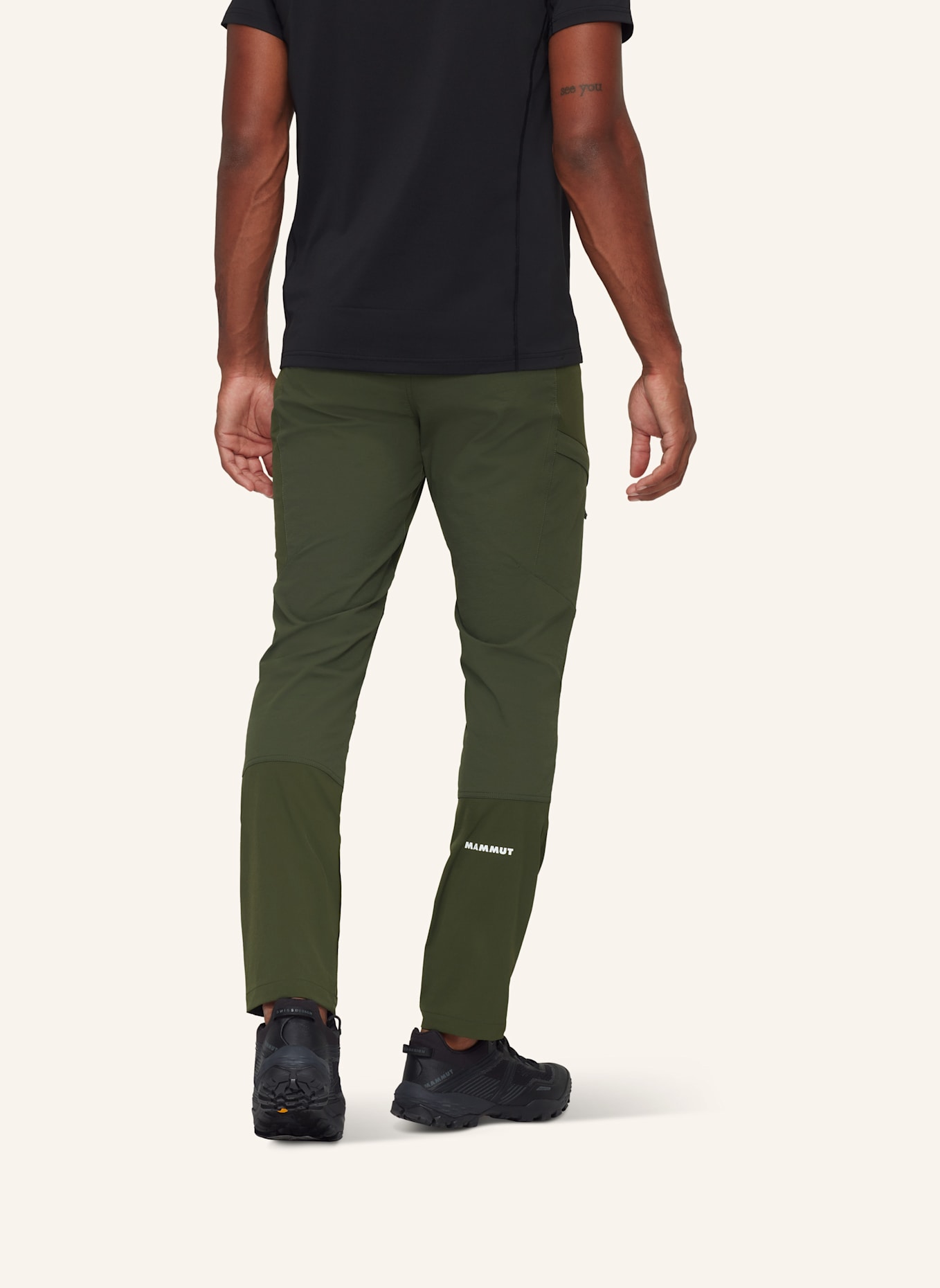 MAMMUT Stoffhose DUCAN: GRÜN