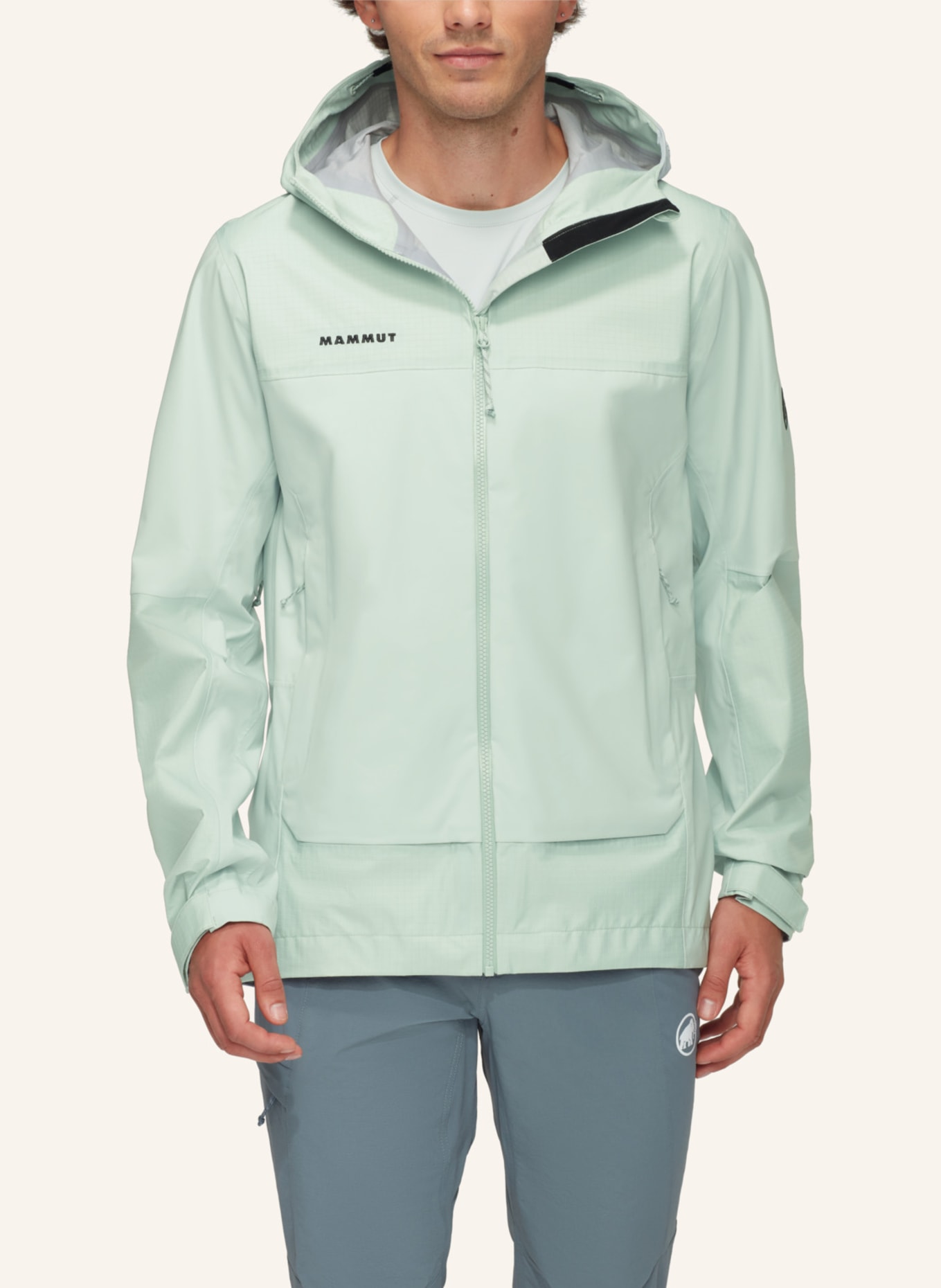 MAMMUT Hardshell-Jacke DUCAN GUIDE HS HOODED: GRÜN