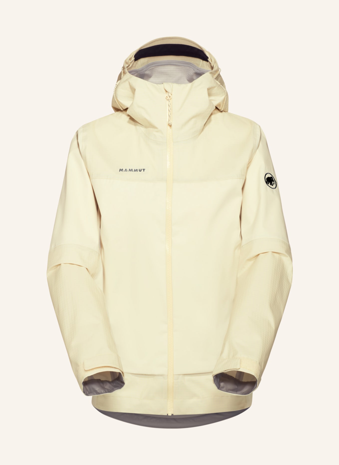 MAMMUT Hardshelljacke DUCAN GUIDE HS mit Kapuze: WEISS