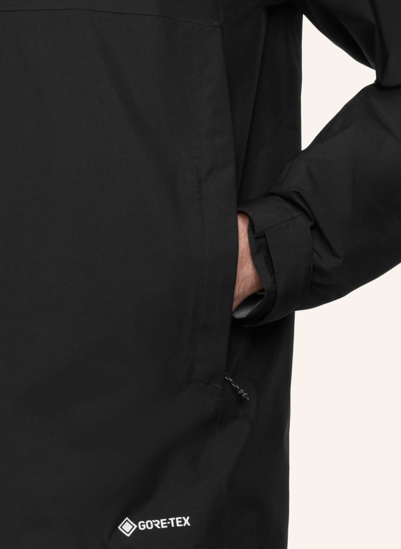 MAMMUT Funktionsjacke TRELINE LIGHT HS HOODED: SCHWARZ