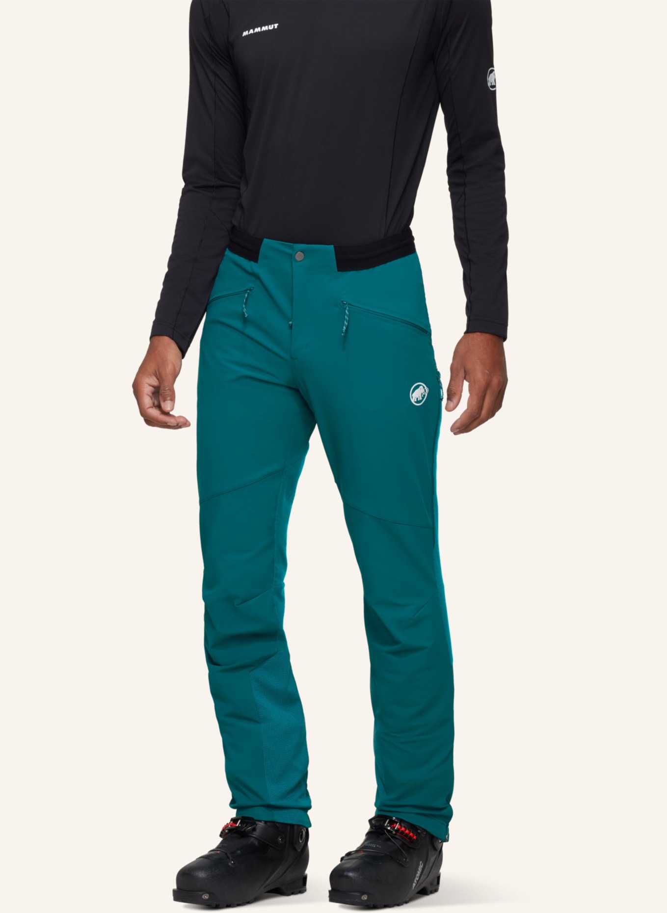 MAMMUT Softshellhose AENERGY HYBRID: GRÜN