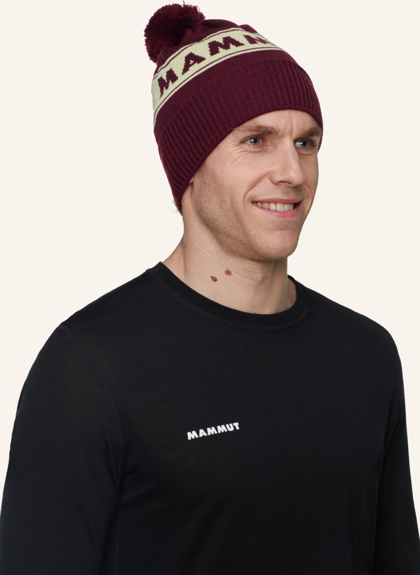 MAMMUT Mütze PEAKS BEANIE: ROT