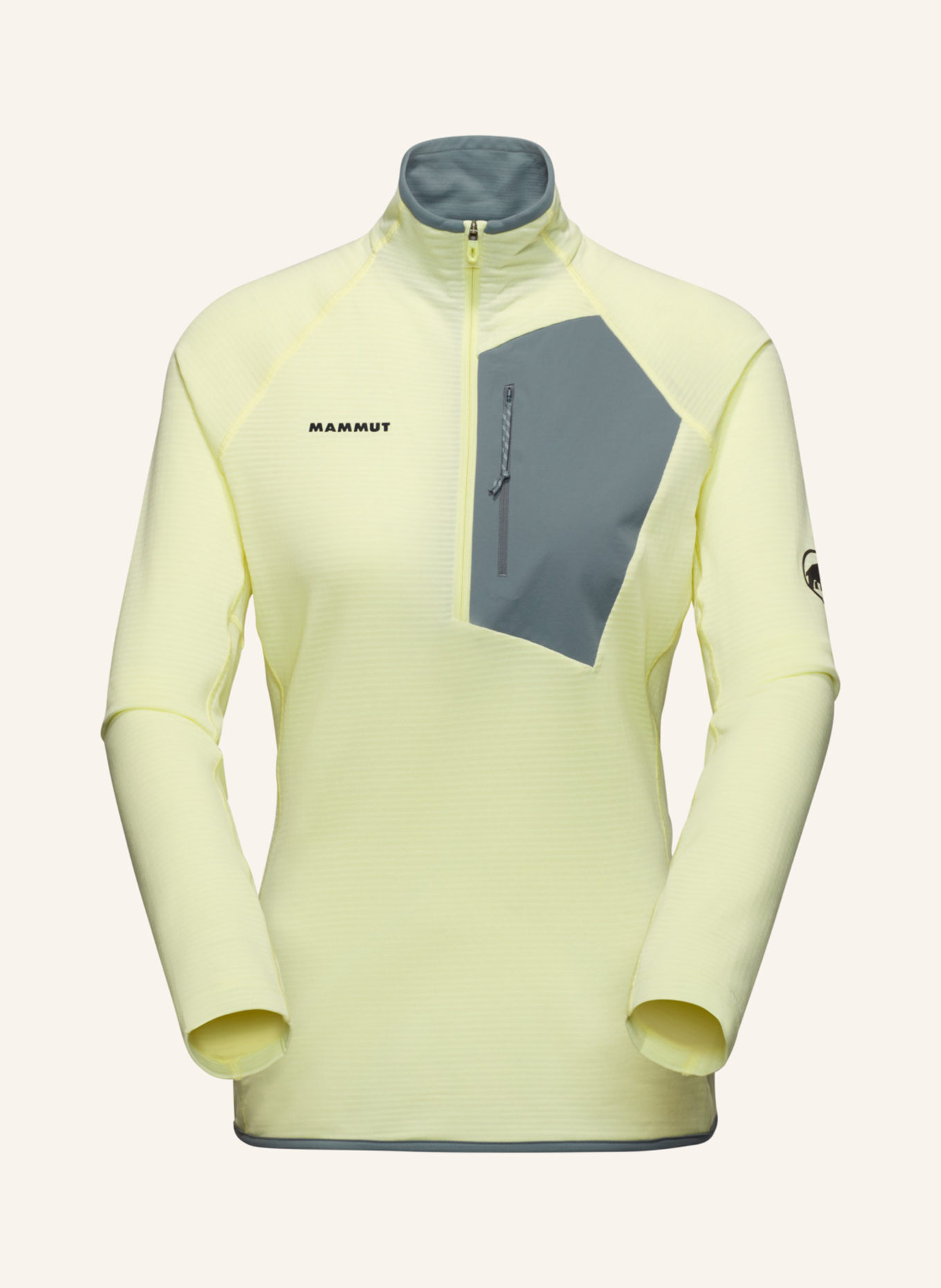 MAMMUT Midlayerpullover AENERGY LIGHT ML HALF ZIP PULL: GELB