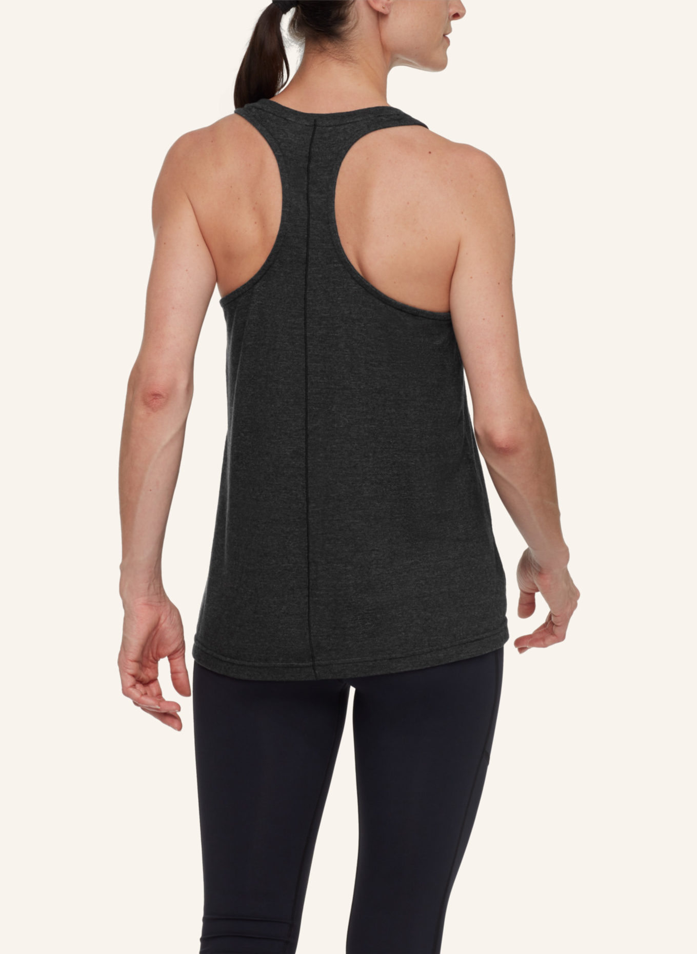 MAMMUT Tanktop MASSONE LIGHT: SCHWARZ