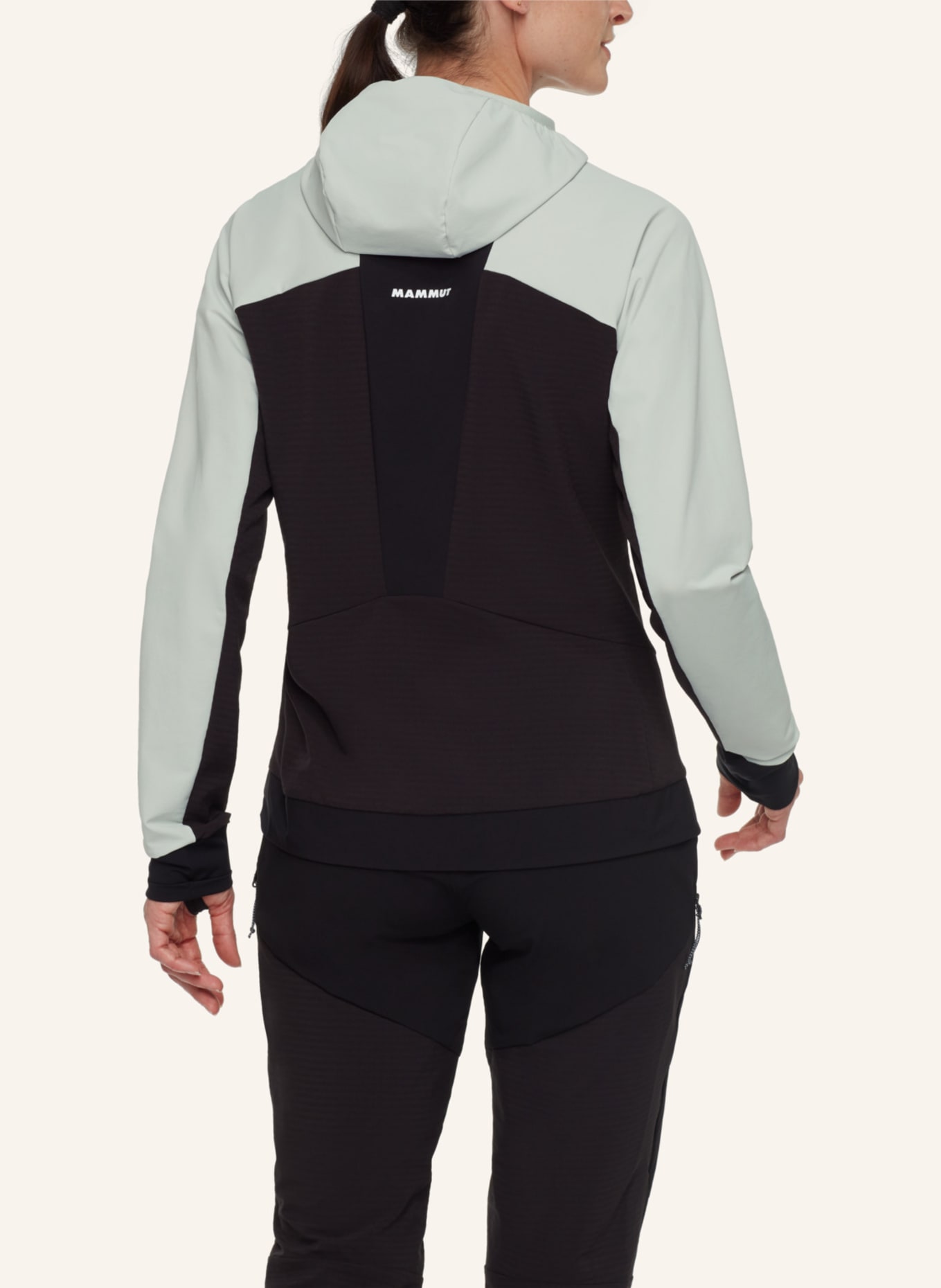 MAMMUT Softshelljacke AENERGY HYBRID mit Kapuze: GELB