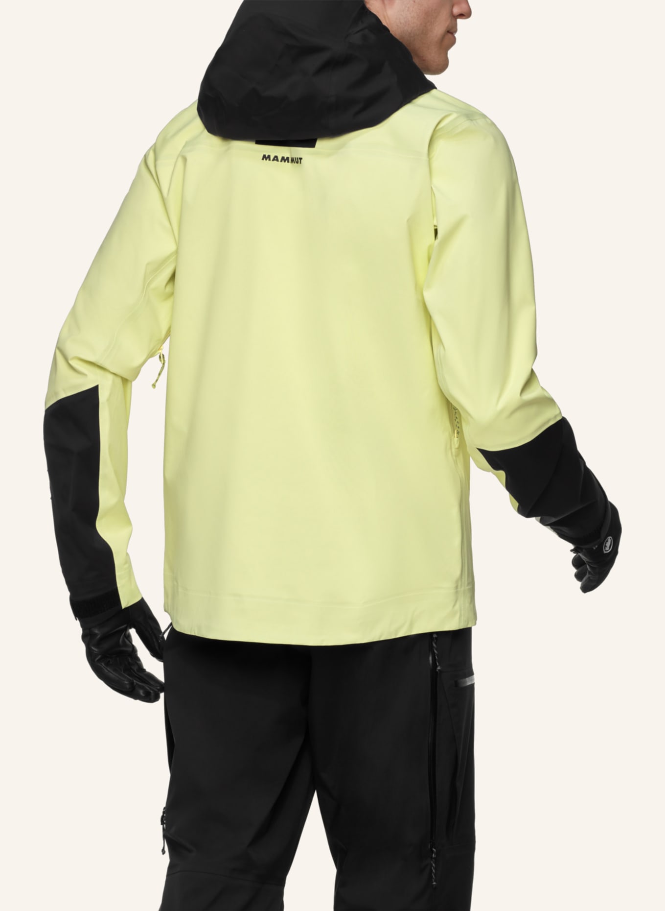 MAMMUT Hardshelljacke HALDIGRAT LIGHT HS mit Kapuze: GELB