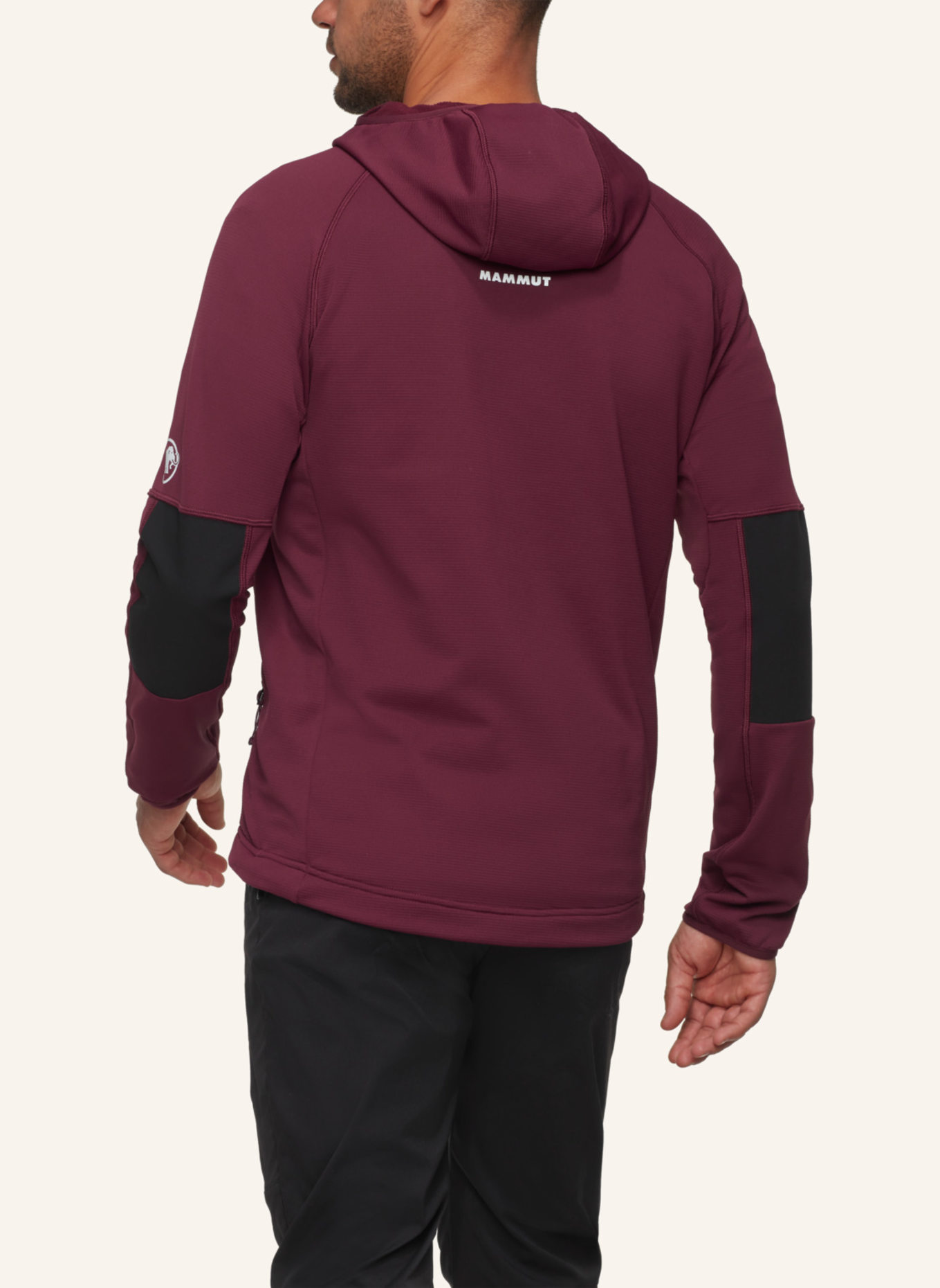 MAMMUT Midlayer-Jacke MASSONE ML HOODED: ROT