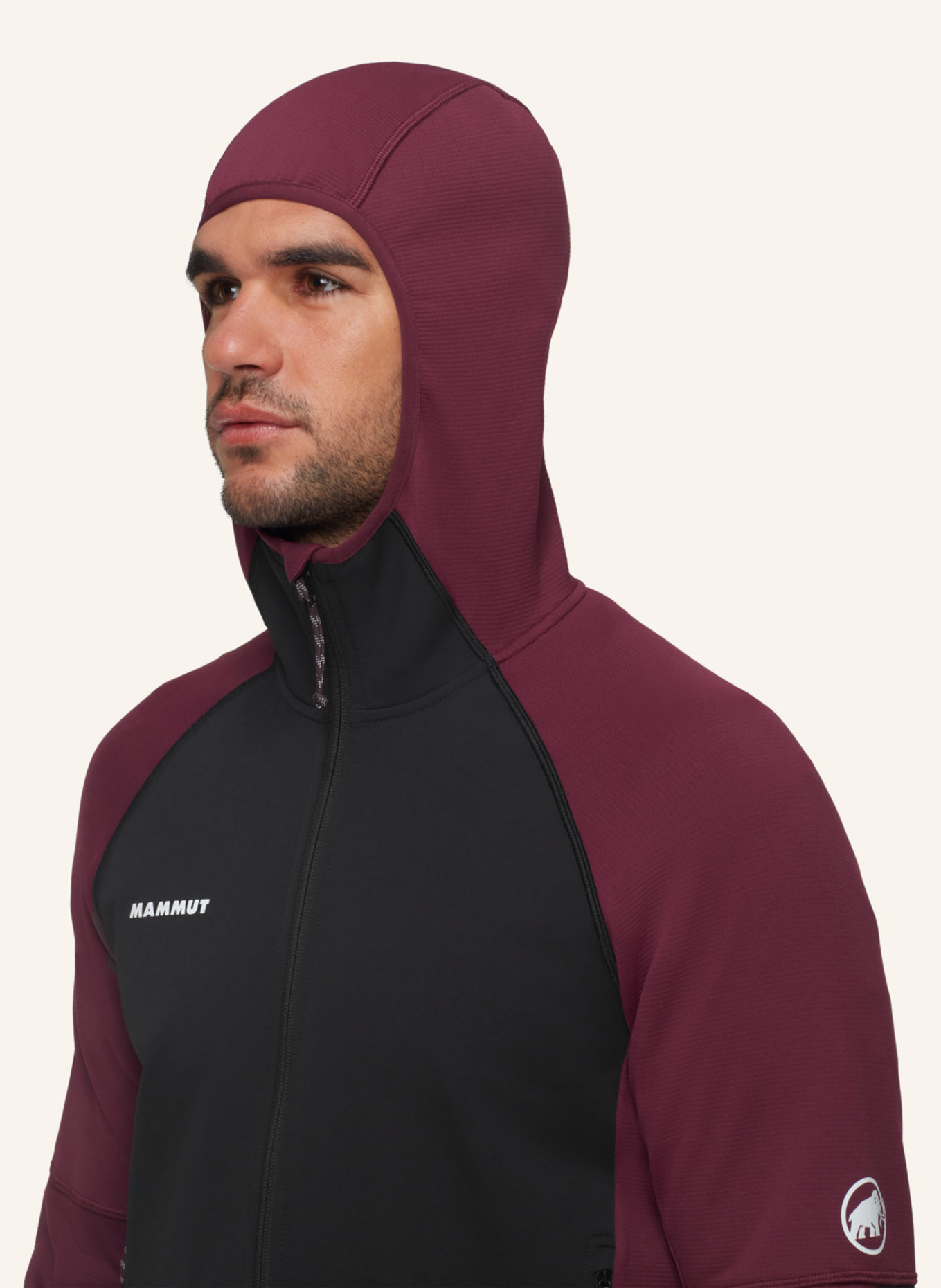 MAMMUT Midlayer-Jacke MASSONE ML HOODED: ROT