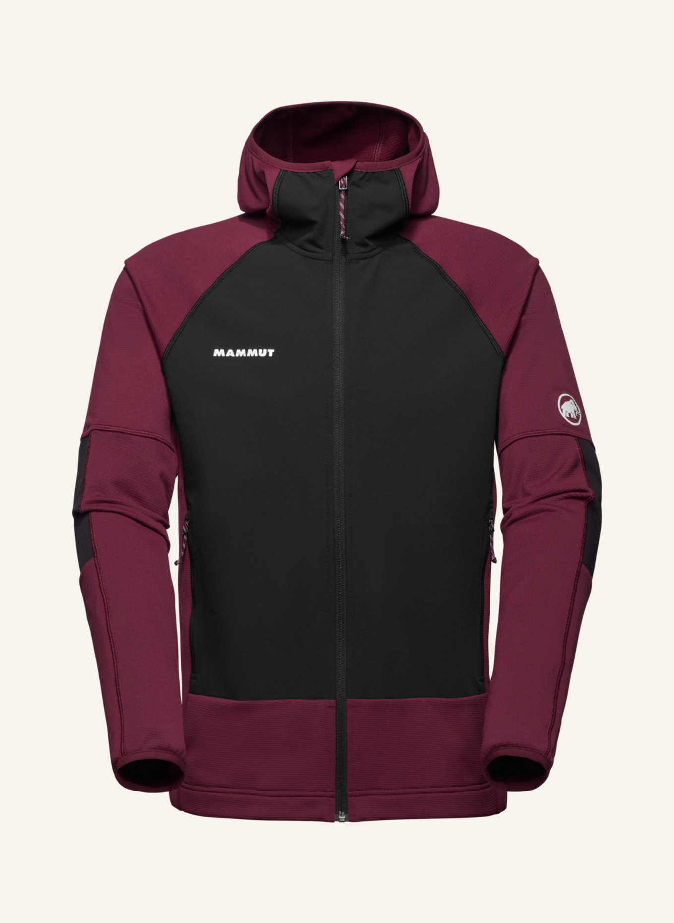 MAMMUT Midlayer-Jacke MASSONE ML HOODED: ROT