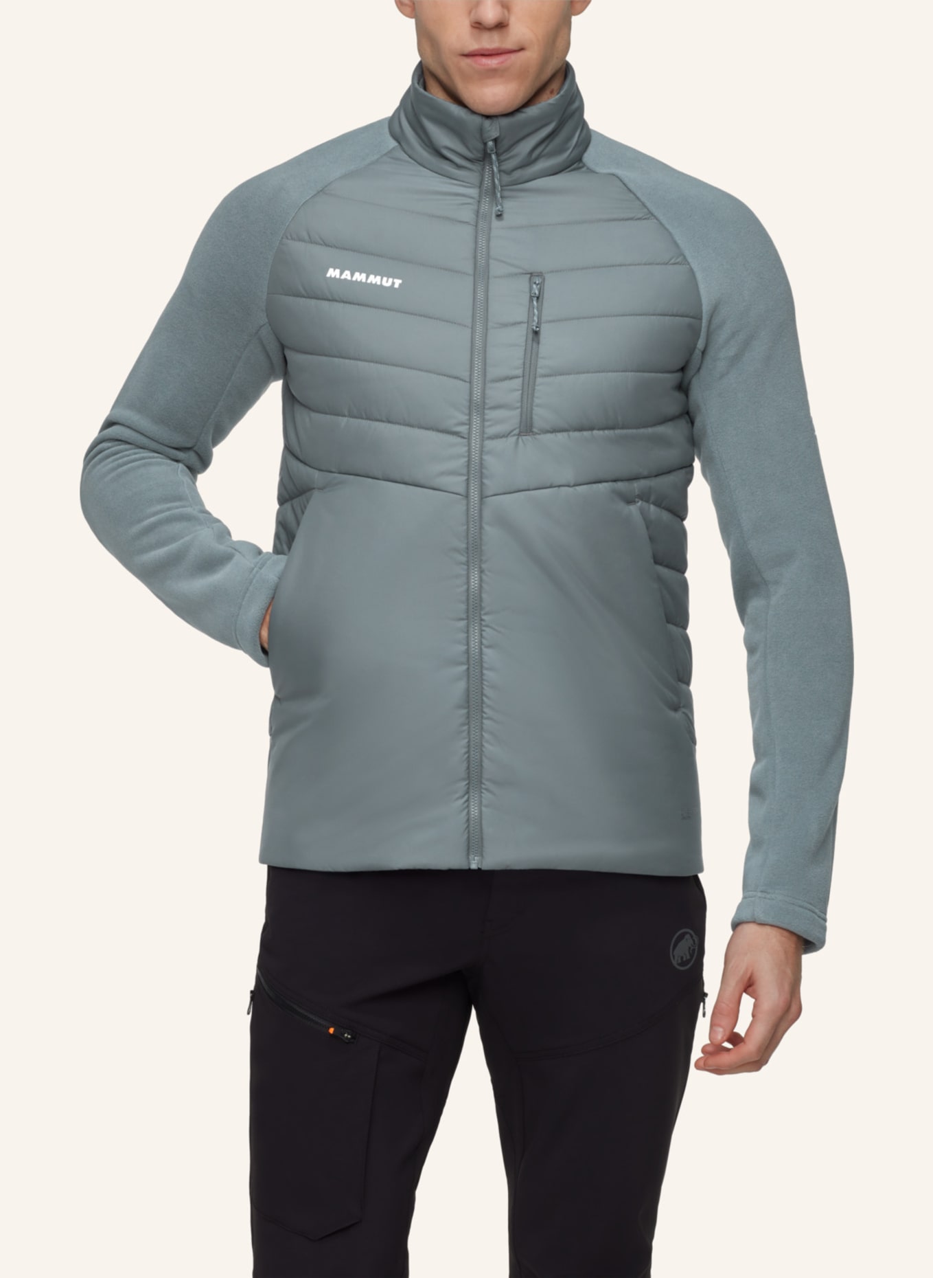 MAMMUT Midlayer Jacke INNOMINATA HYBRID: GRAU