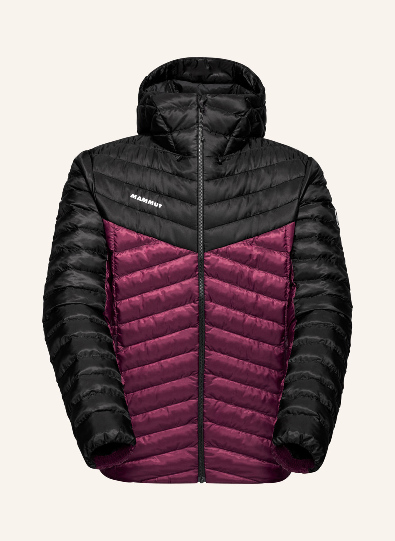 MAMMUT Isolationsjacke ALBULA mit Kapuze: ROT