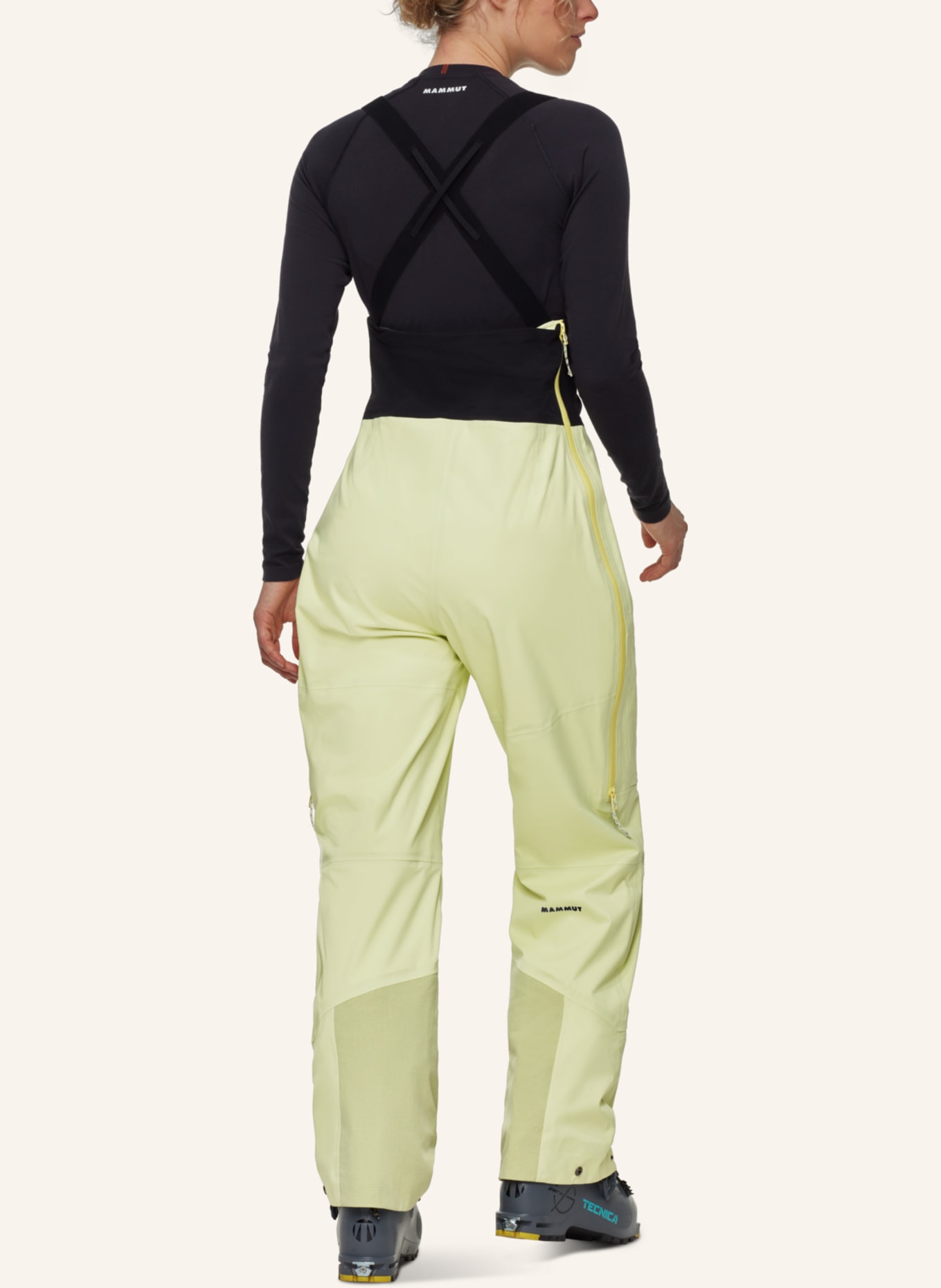 MAMMUT Hardshell-Skihose HALDIGRAT: GELB