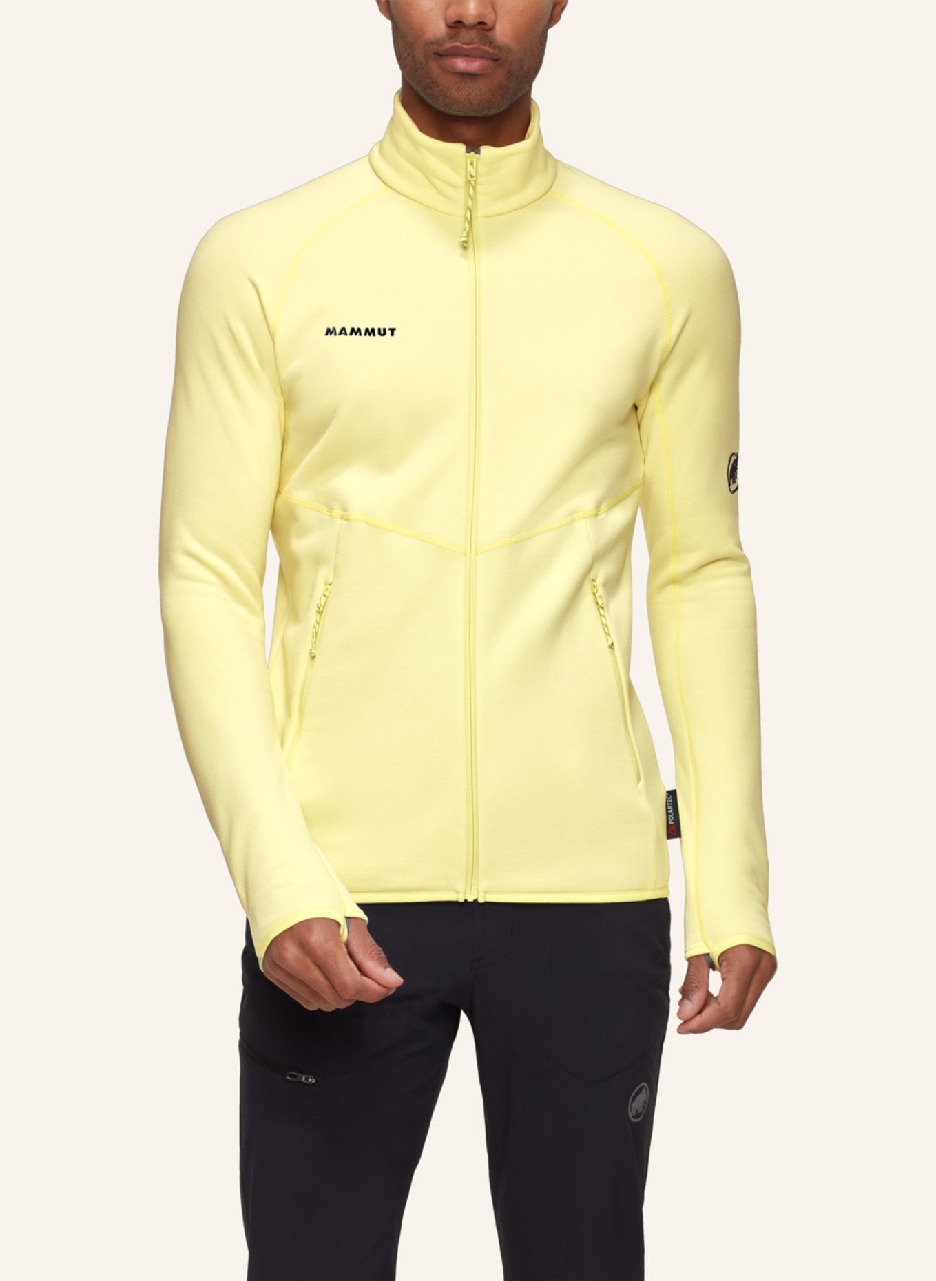 MAMMUT Midlayer-Jacke ACONCAGUA: GELB