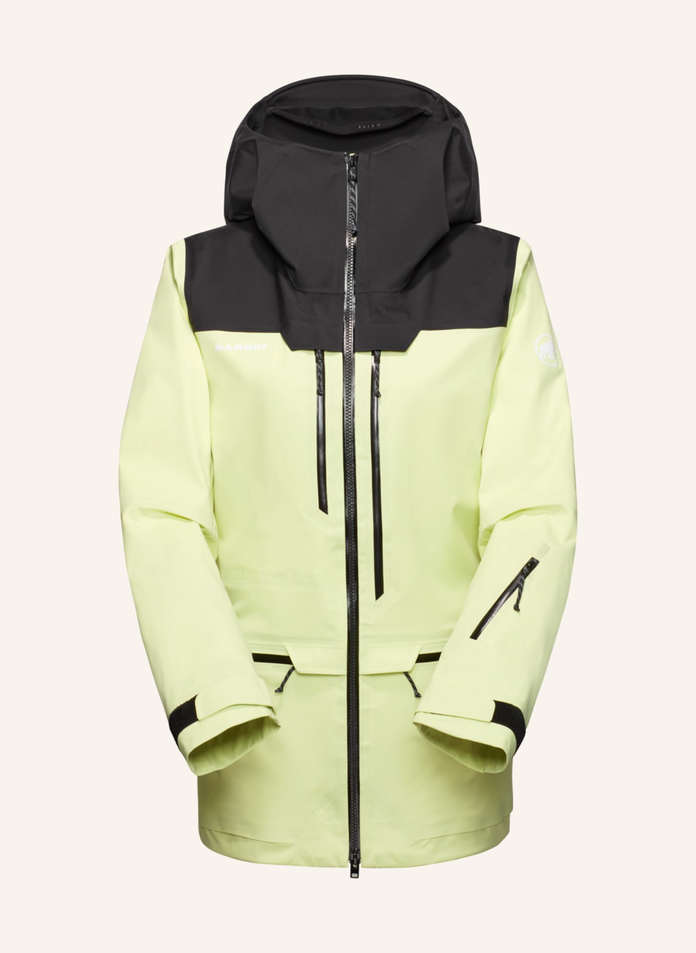 MAMMUT Hardshell-Skijacke HALDIGRAT: GELB