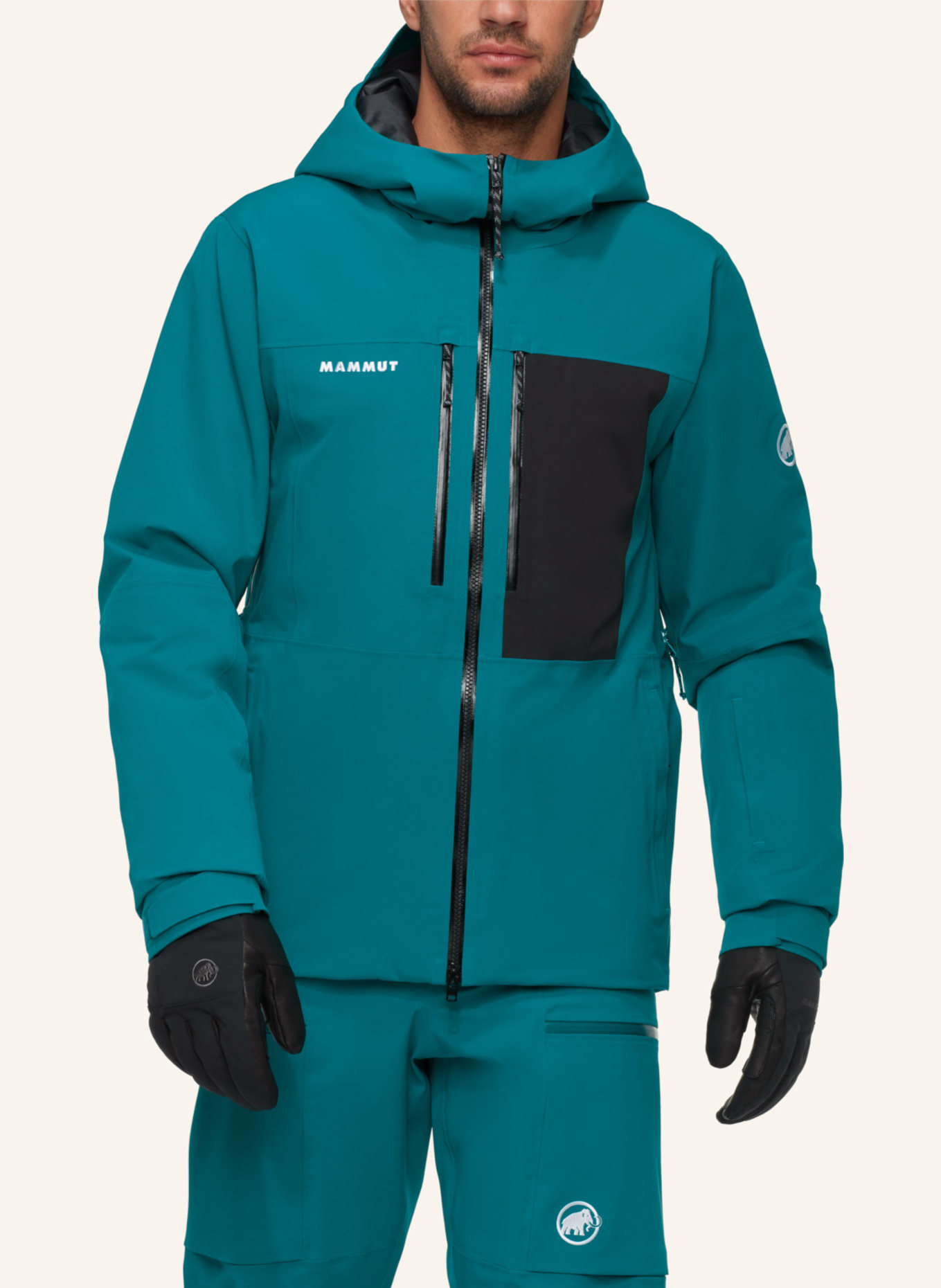 MAMMUT Skijacke STONEY: GRÜN