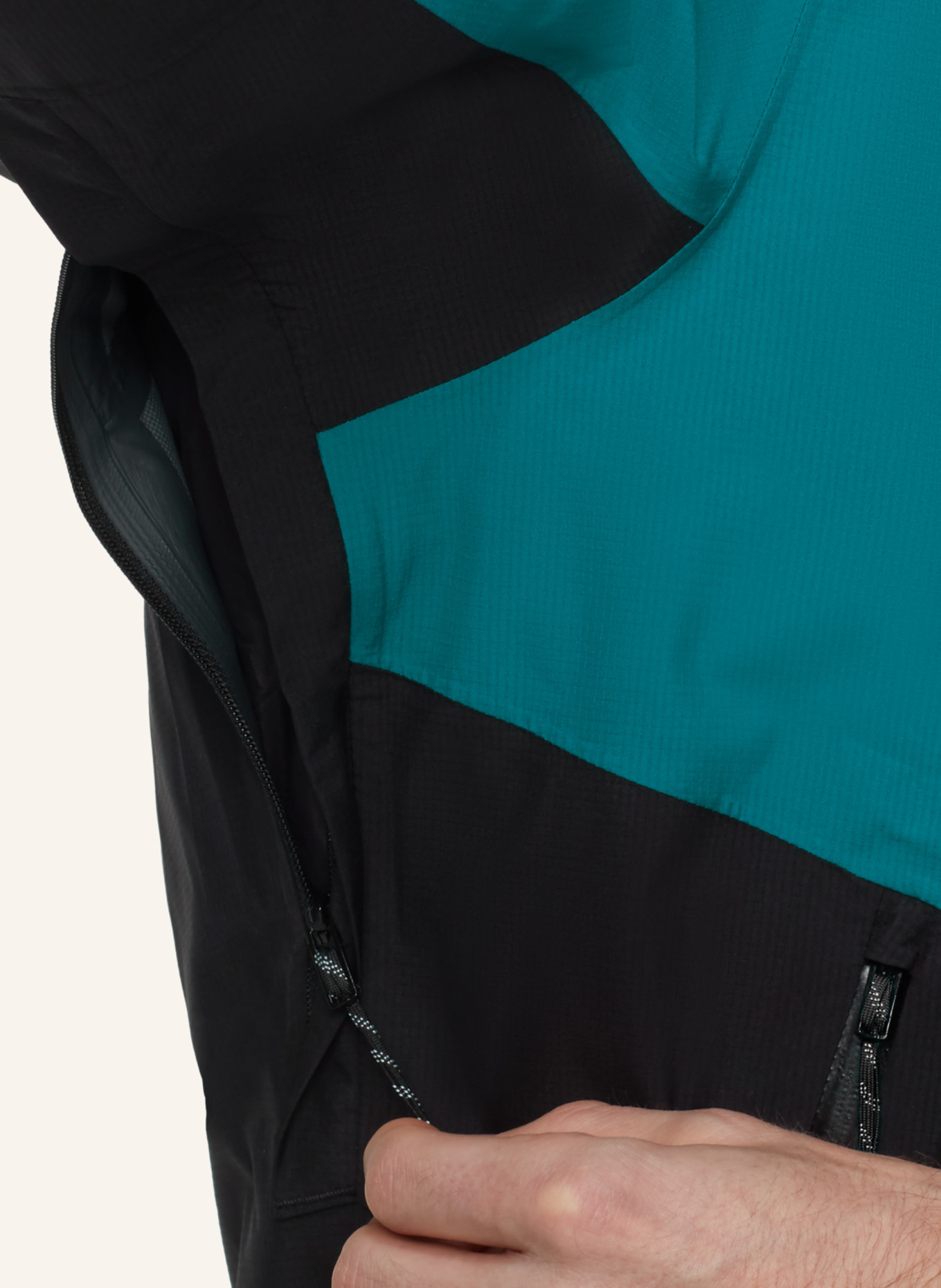 MAMMUT 2-in-1-Jacke ALTO LIGHT HS HOODED: GRÜN