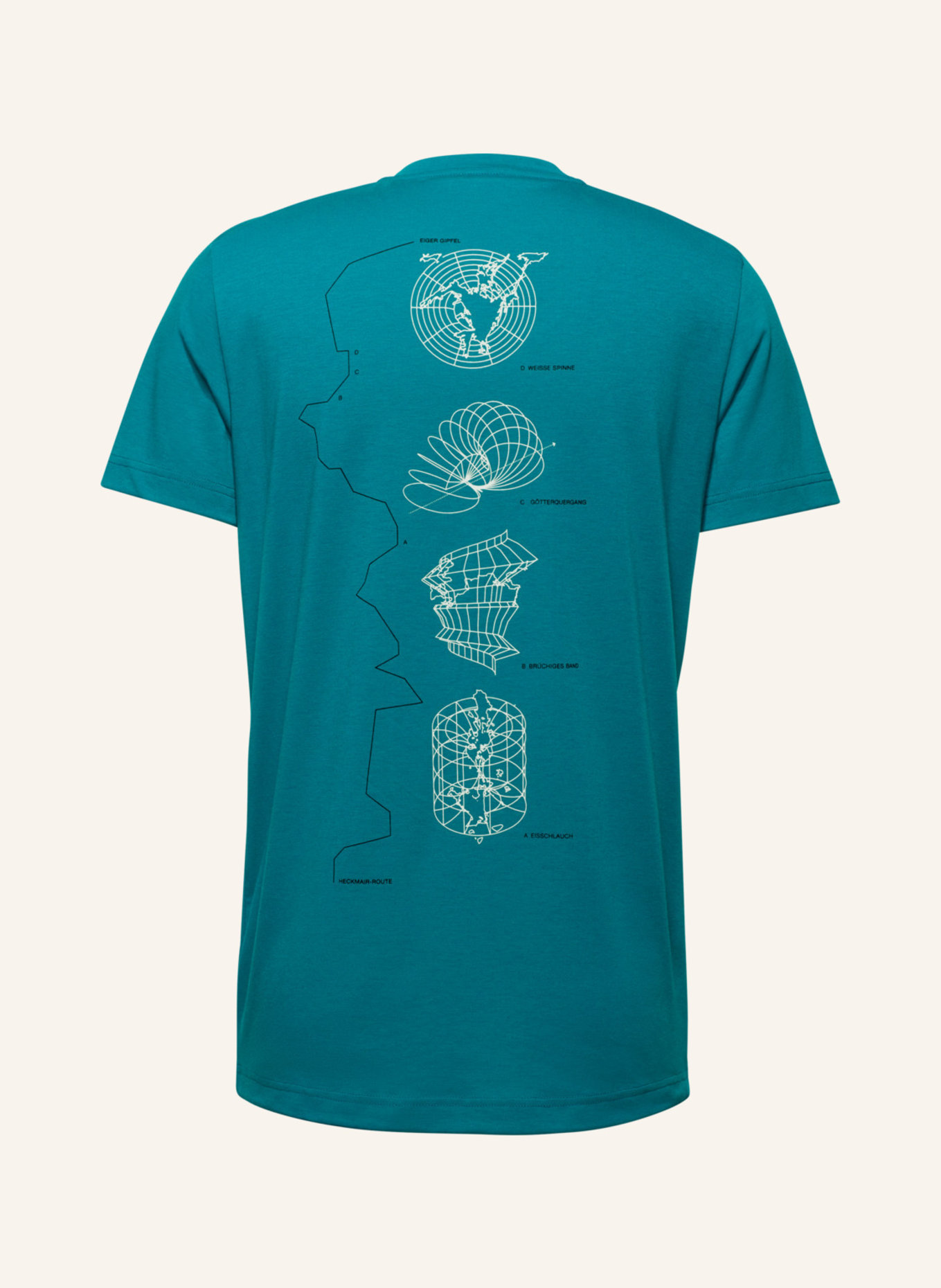 MAMMUT T-Shirt MOUNTAIN EIGER: GRÜN