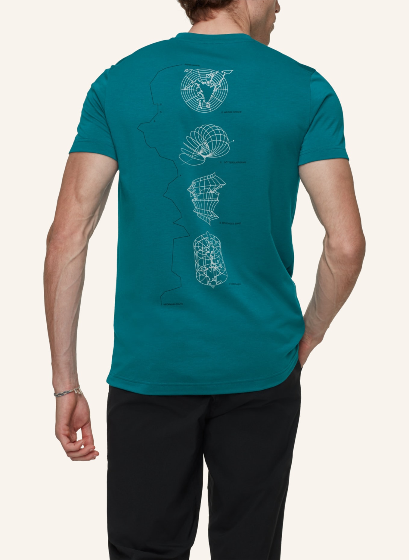 MAMMUT T-Shirt MOUNTAIN EIGER: GRÜN