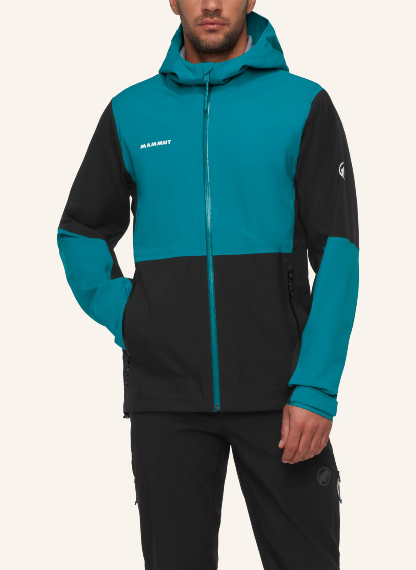 MAMMUT Hardshell-Jacke LINARD GUIDE HS: SCHWARZ