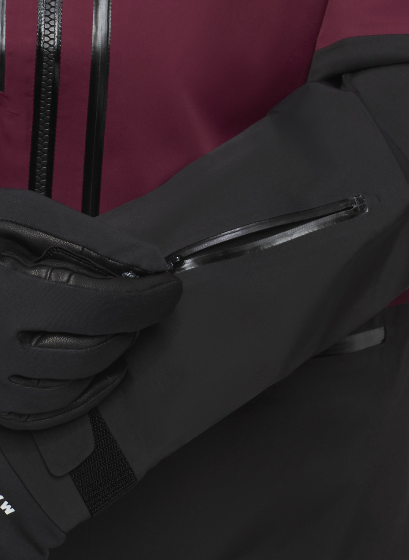 MAMMUT Hardshell-Skijacke HALDIGRAT: ROT