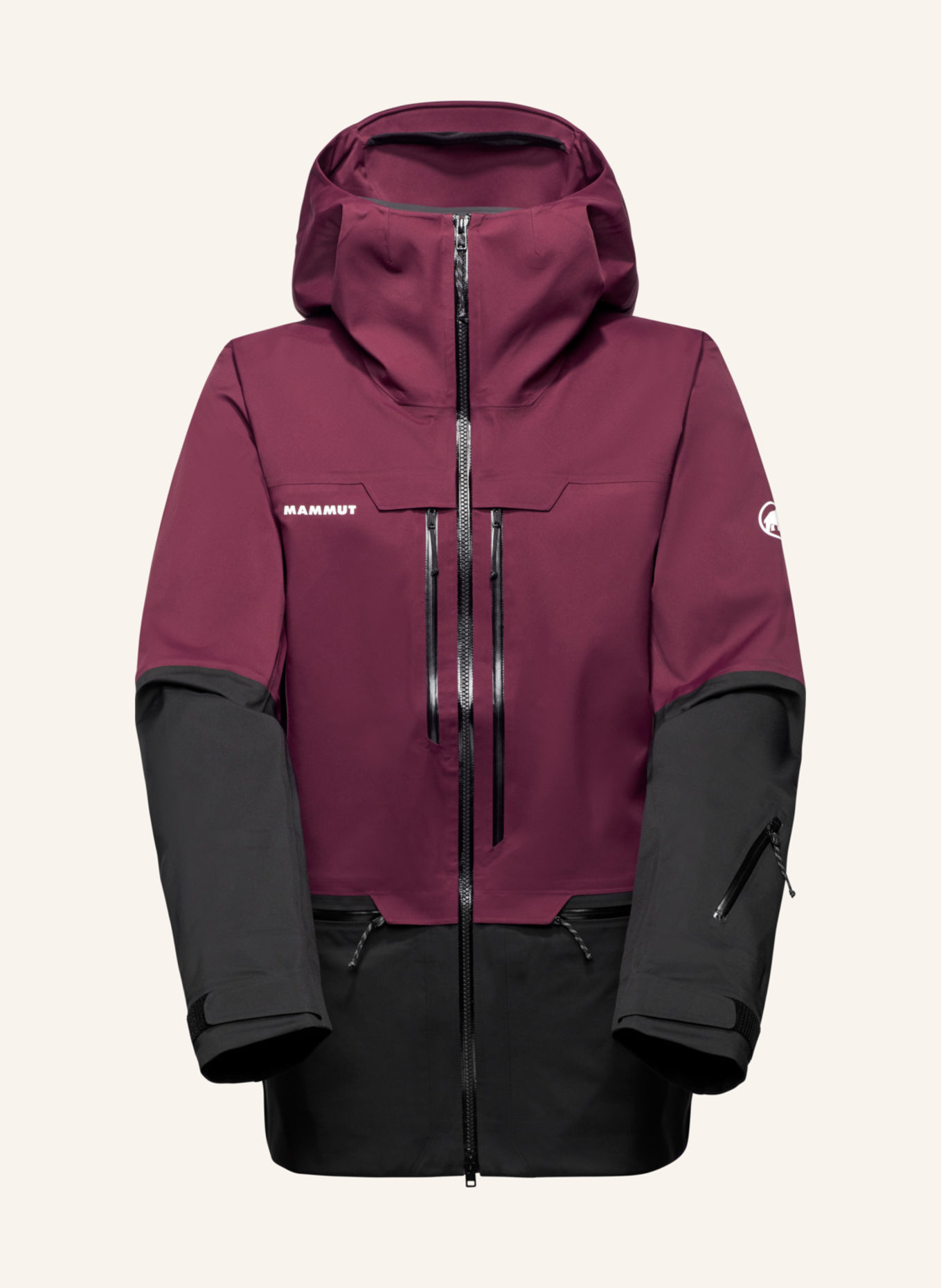 MAMMUT Hardshell-Skijacke HALDIGRAT: ROT