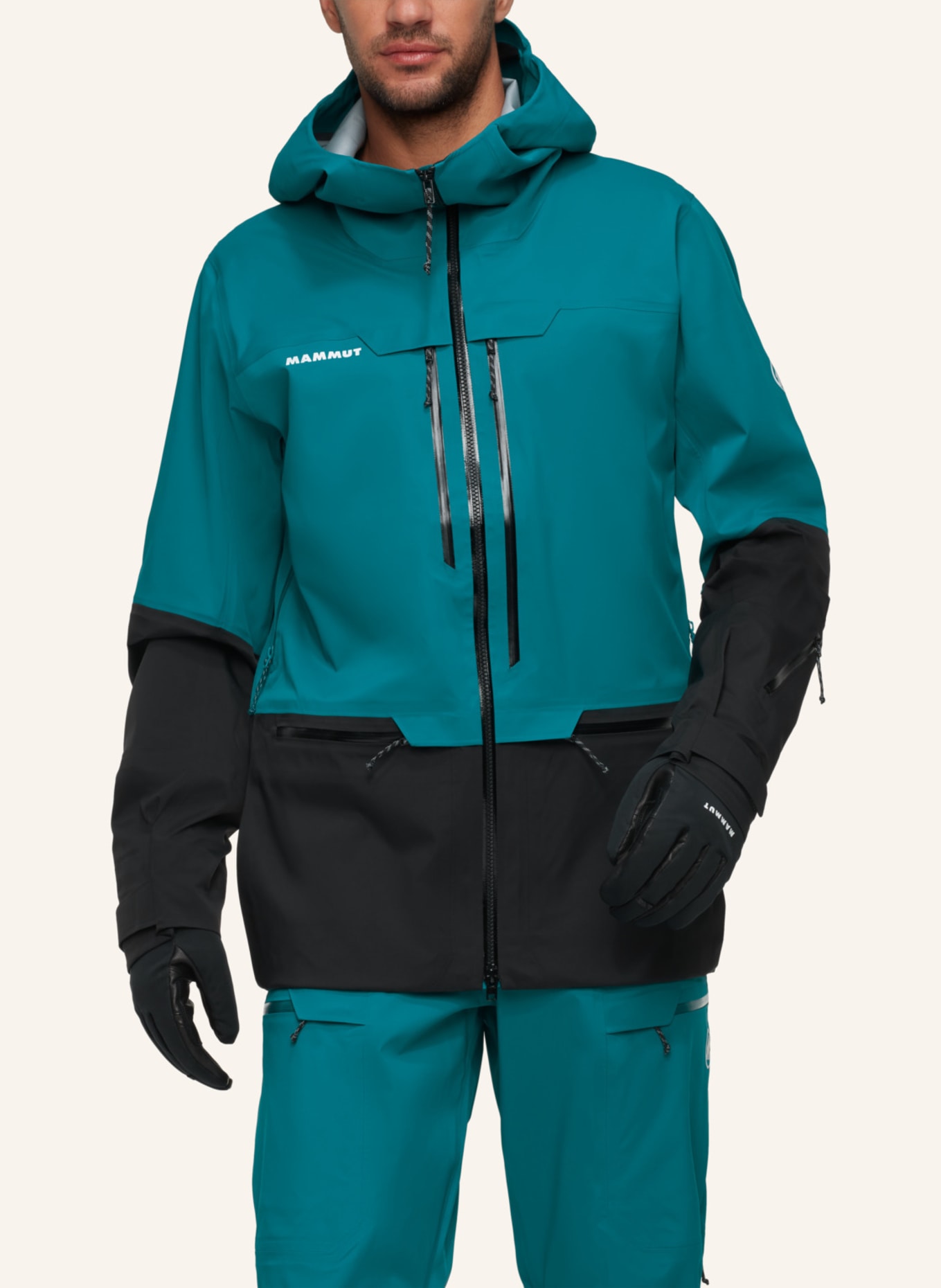 MAMMUT Hardshell-Skijacke HALDIGRAT: GRÜN