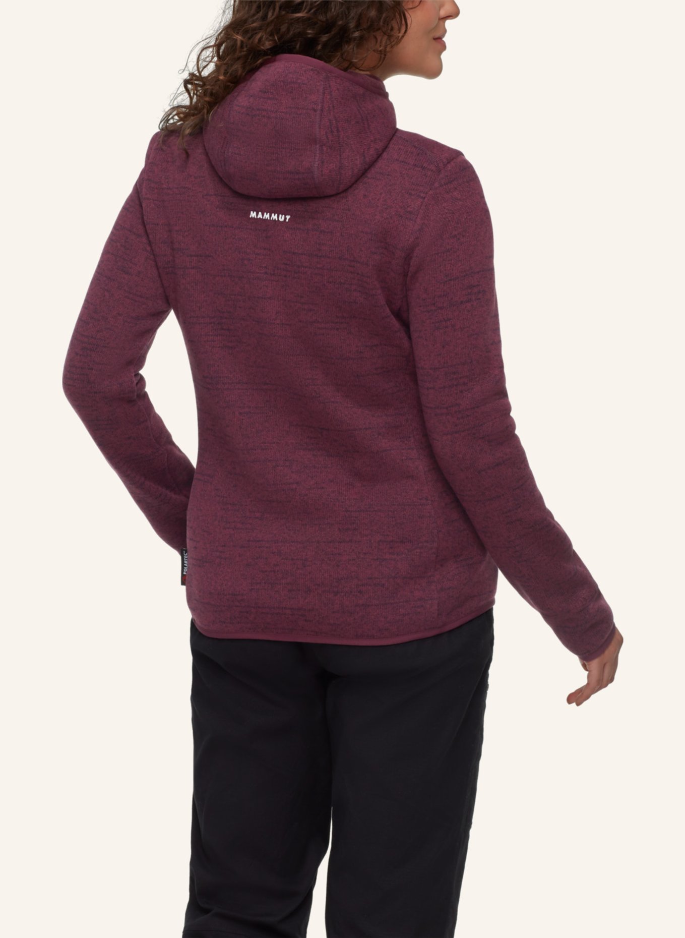 MAMMUT Midlayer Jacke ARCTIC IV mit Kapuze: ROT