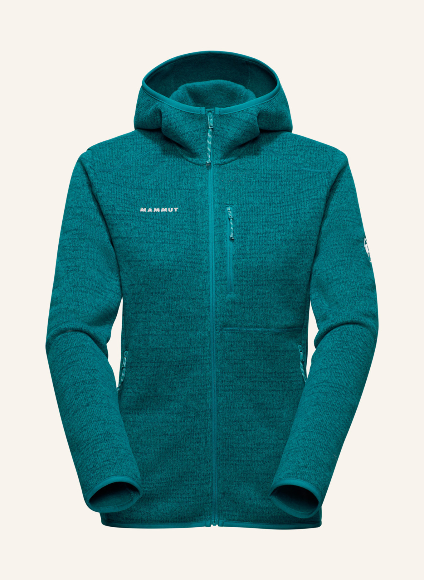 MAMMUT Midlayer Jacke ARCTIC IV mit Kapuze: GRÜN