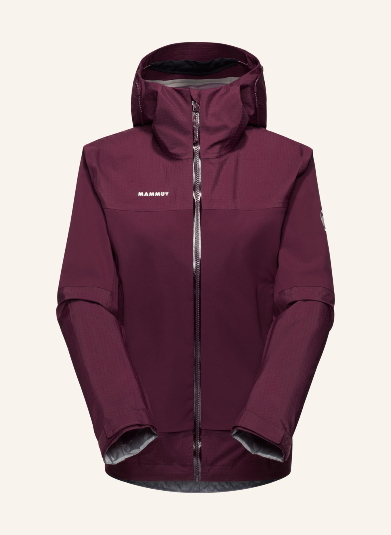 MAMMUT Hardshelljacke DUCAN GUIDE HS mit Kapuze: ROT