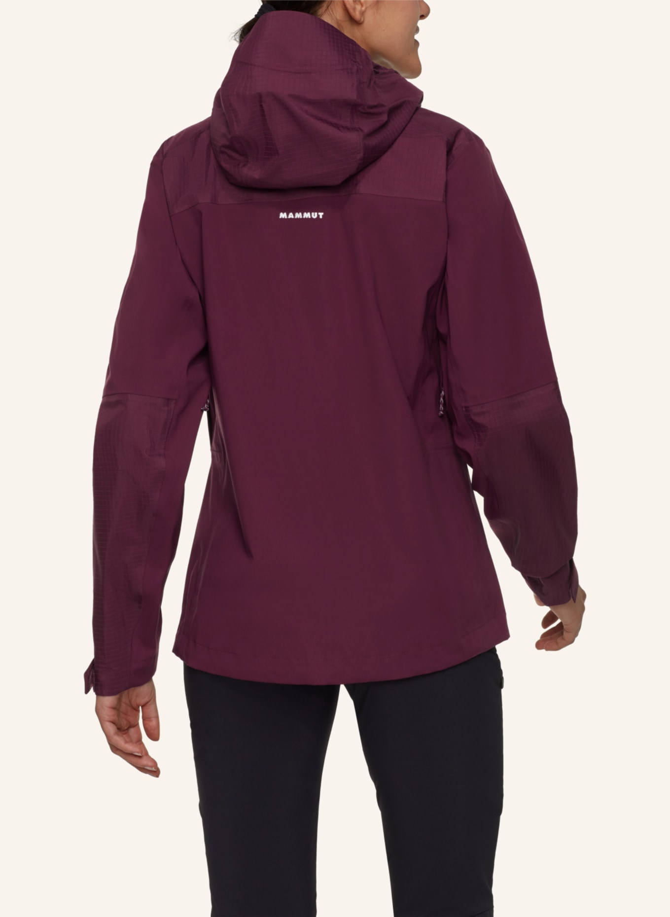 MAMMUT Hardshelljacke DUCAN GUIDE HS mit Kapuze: ROT