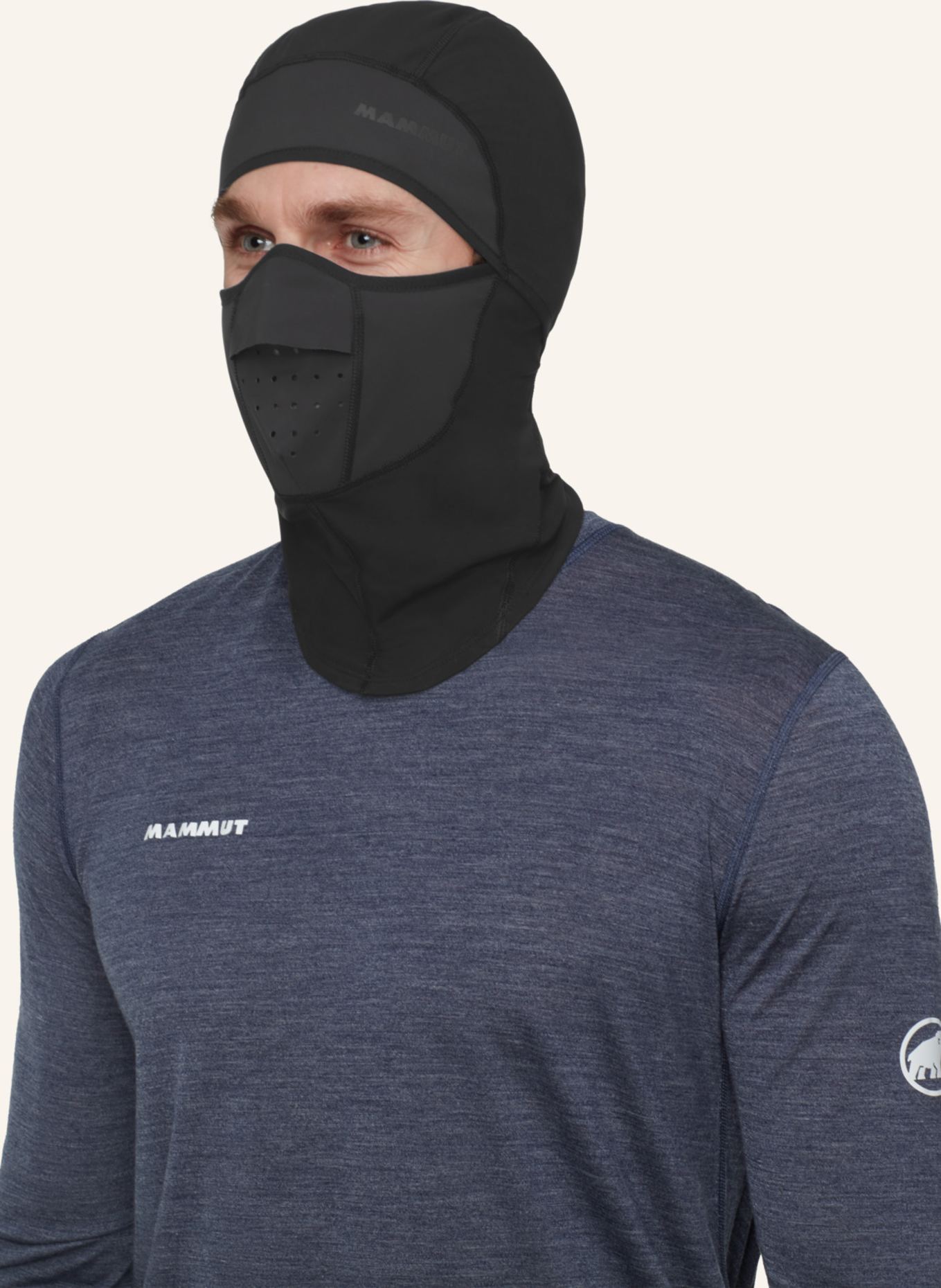 MAMMUT Mammut Balaclava Arctic WS: SCHWARZ