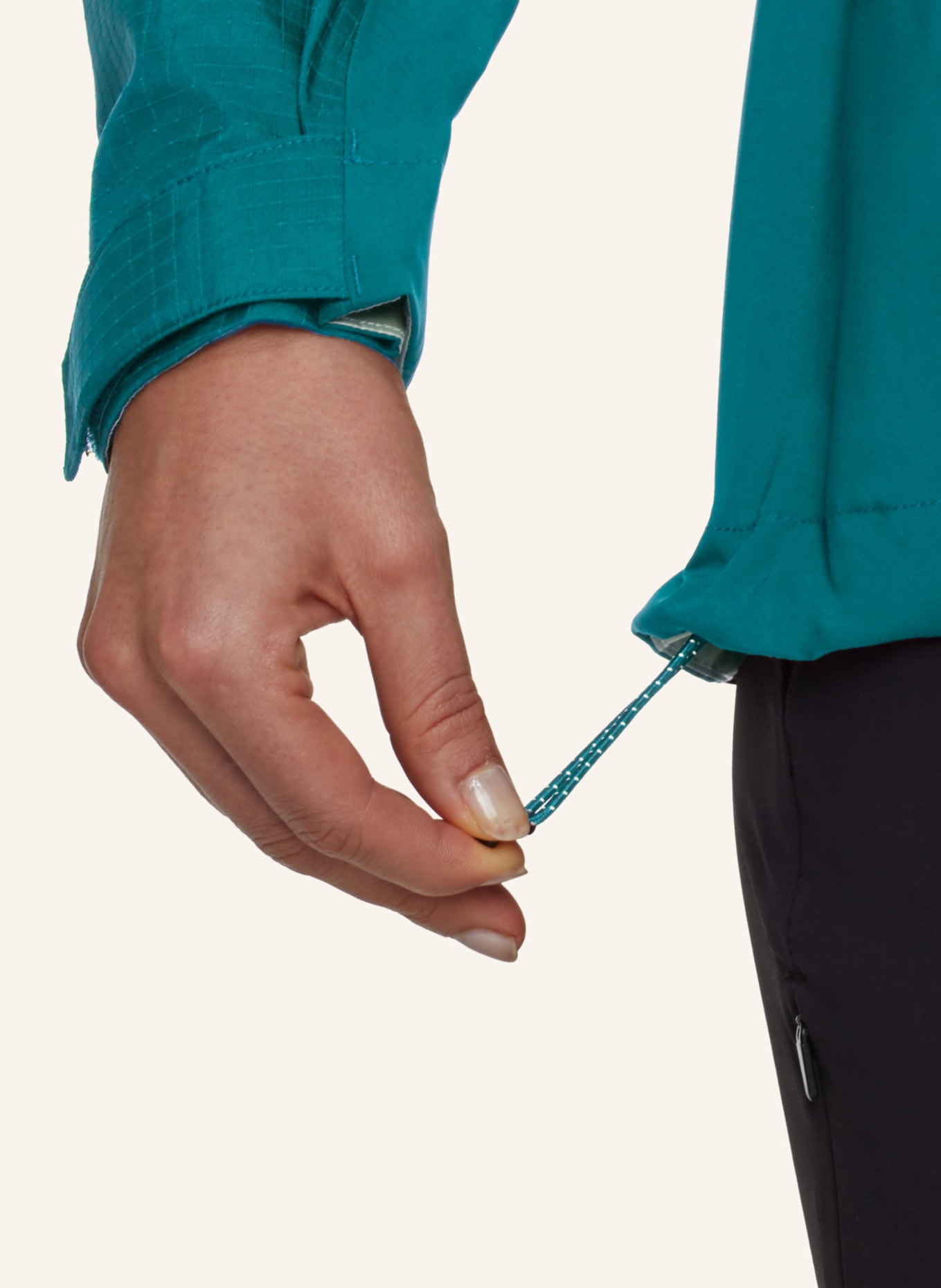 MAMMUT Hardshelljacke DUCAN GUIDE HS mit Kapuze: GRÜN