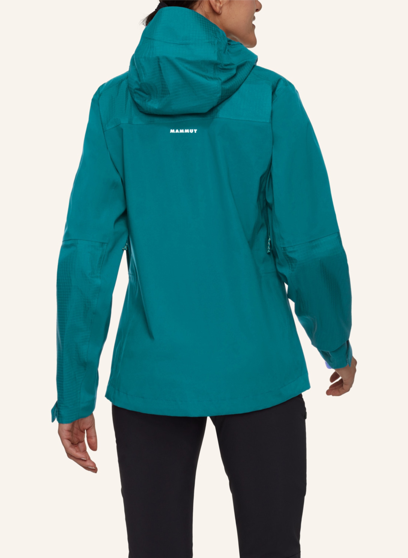 MAMMUT Hardshelljacke DUCAN GUIDE HS mit Kapuze: GRÜN