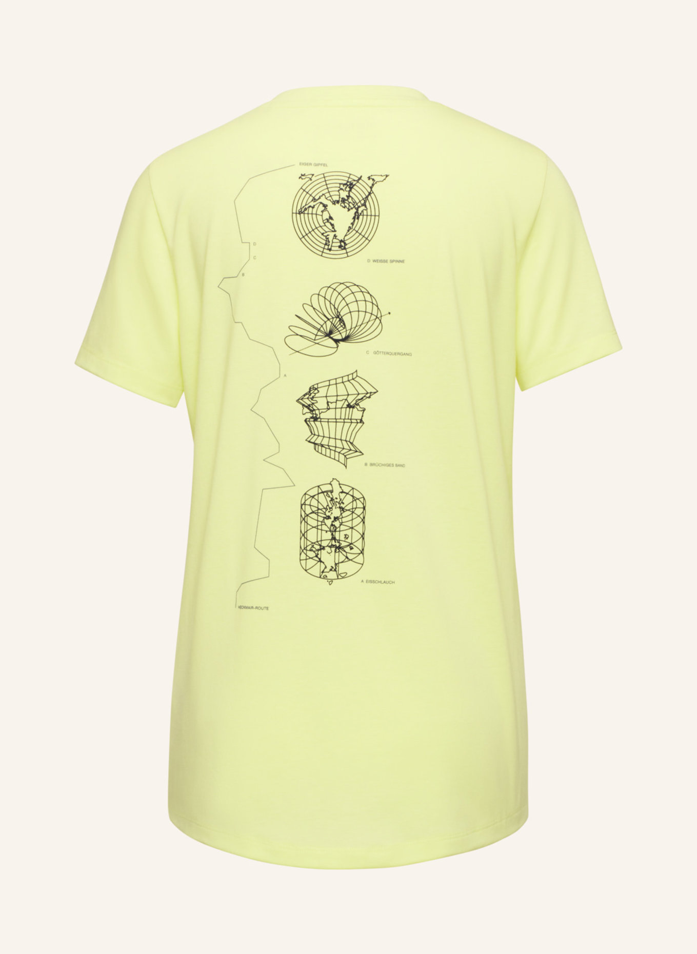 MAMMUT Mountain T-Shirt Women Eiger: GELB