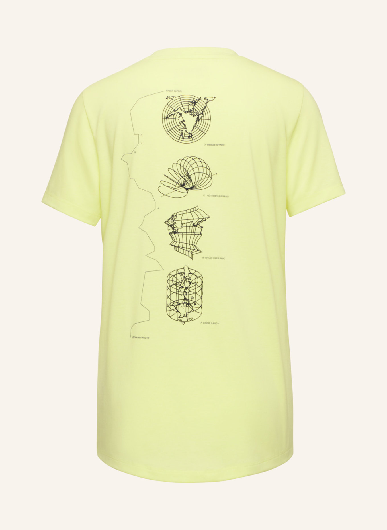 MAMMUT Mountain T-Shirt Women Eiger: GELB