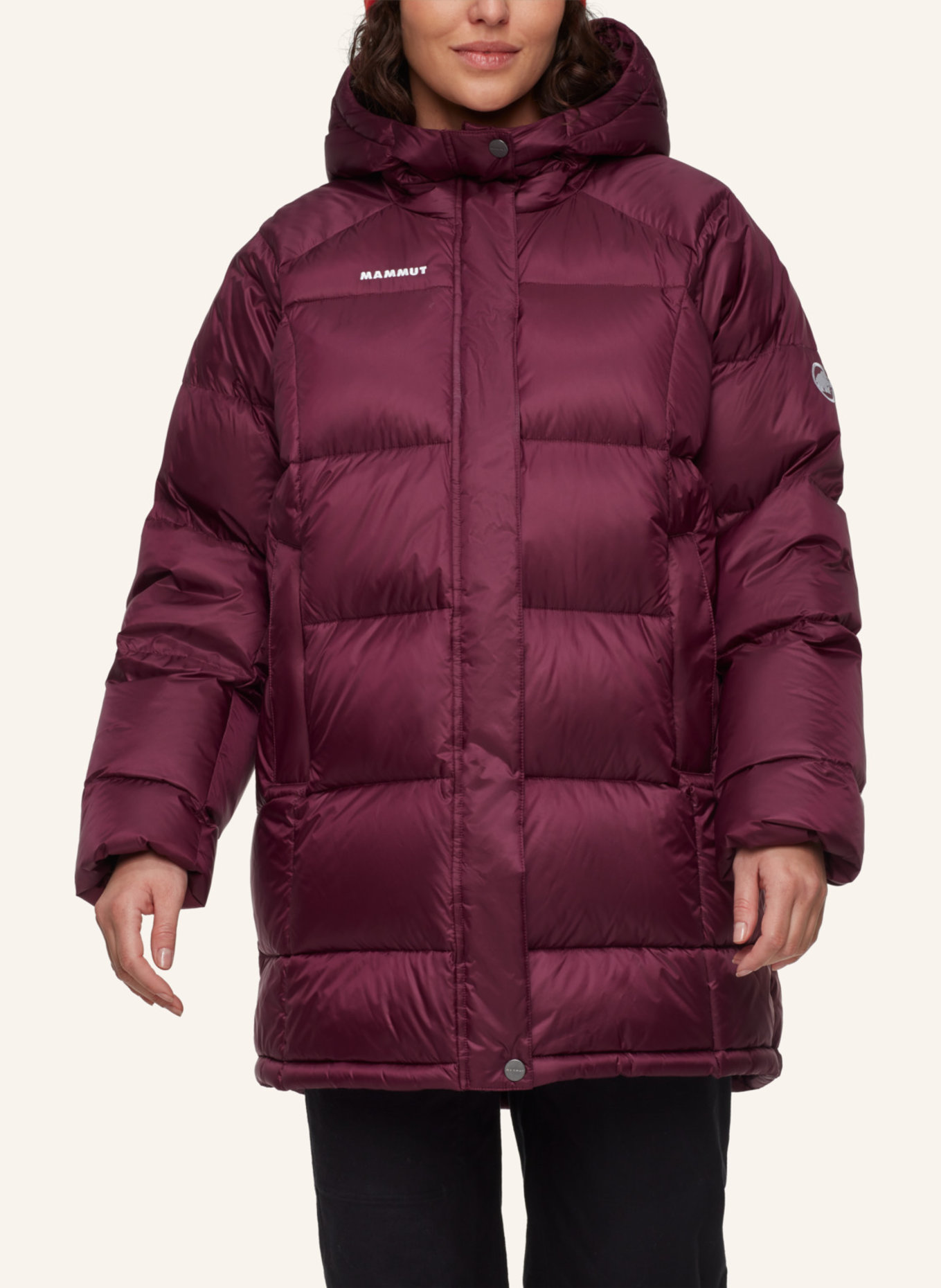 MAMMUT Daunenmantel GLACIER GLOW IN: ROT