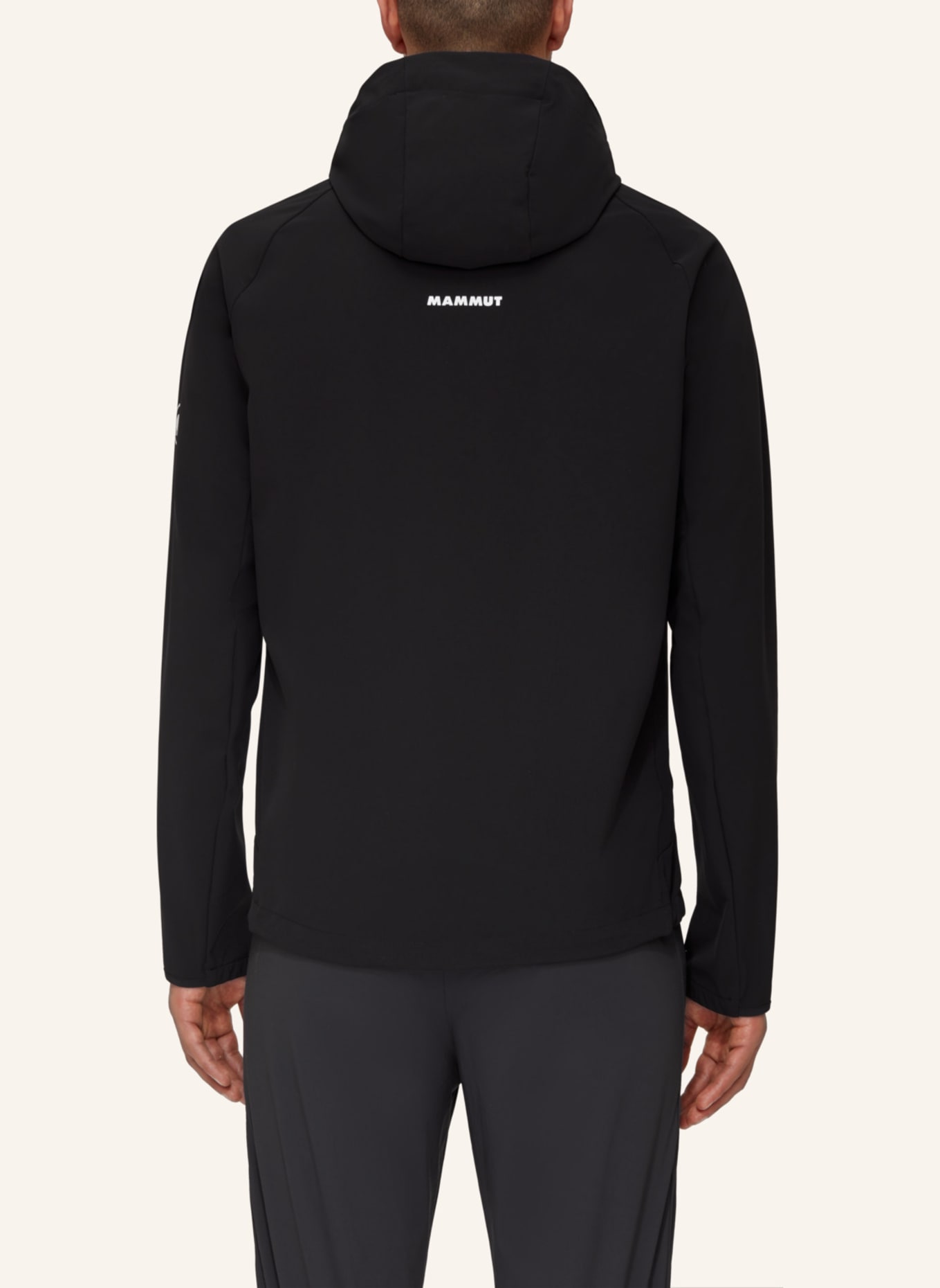 MAMMUT Ultimate Comfort SO Hooded Jacket Men: SCHWARZ