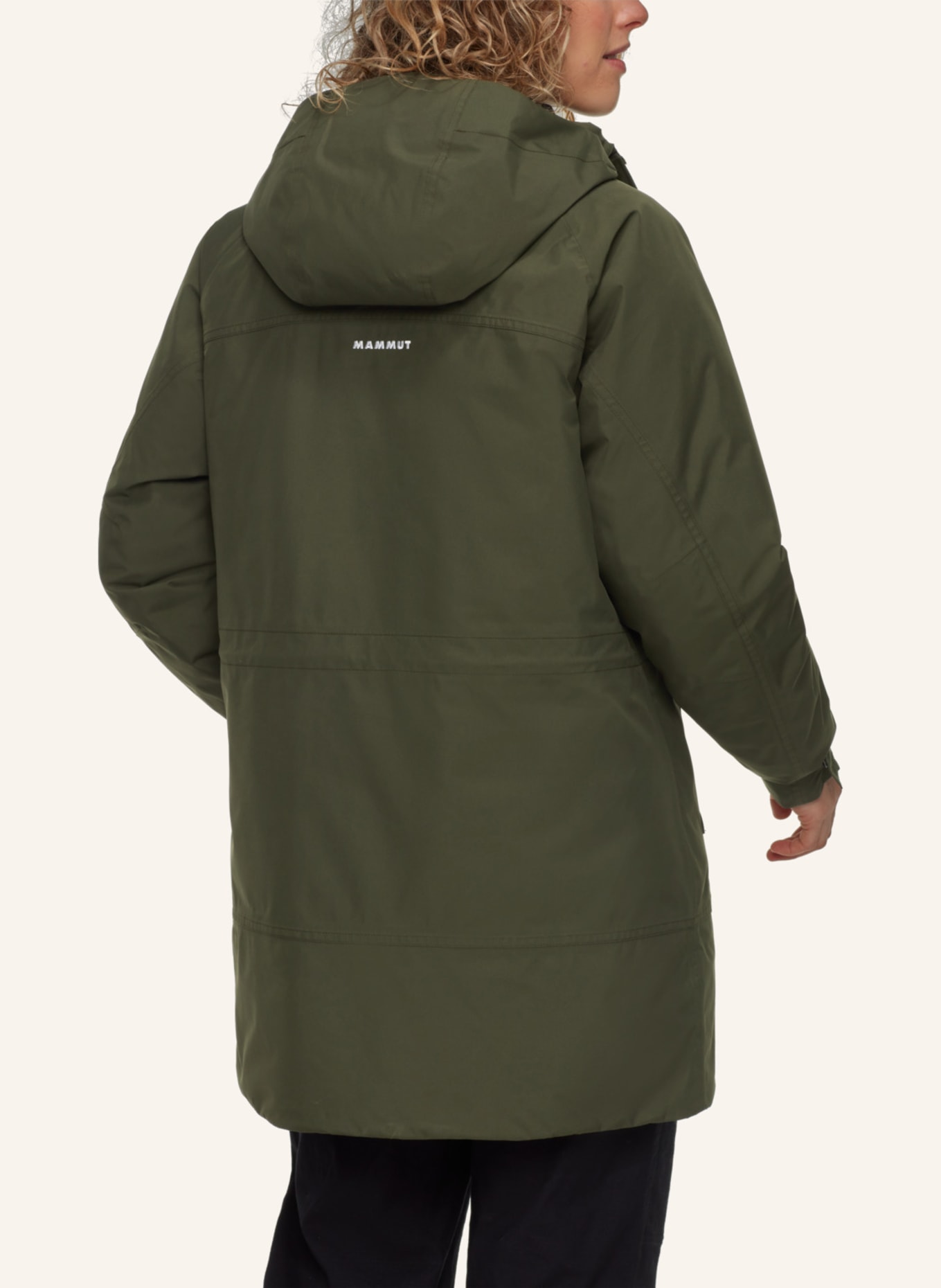 MAMMUT Winterparka TREELINE HS THERMO mit Kapuze: GRÜN