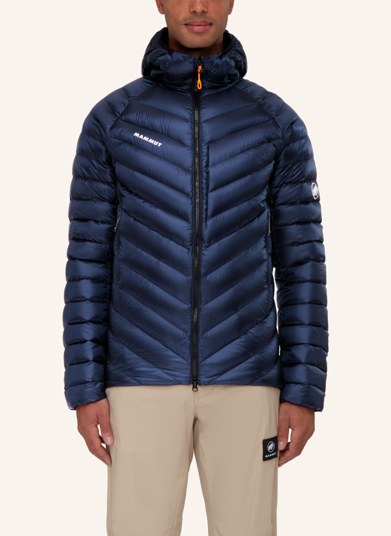 MAMMUT Daunenjacke BROAD PEAK IN mit Kapuze: BLAU