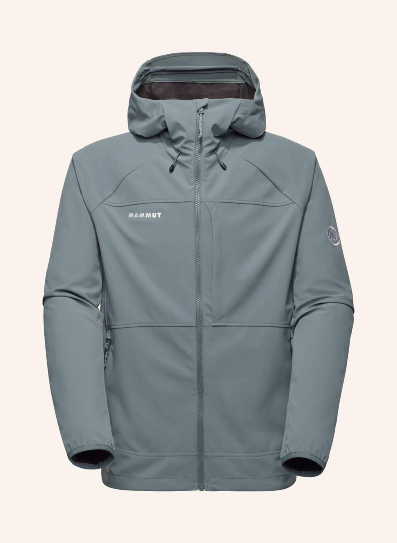 MAMMUT Ultimate Comfort SO Hooded Jacket Men: GRAU
